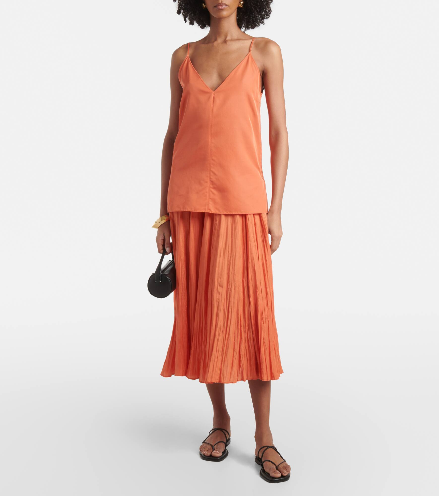 Sully silk midi skirt - 2