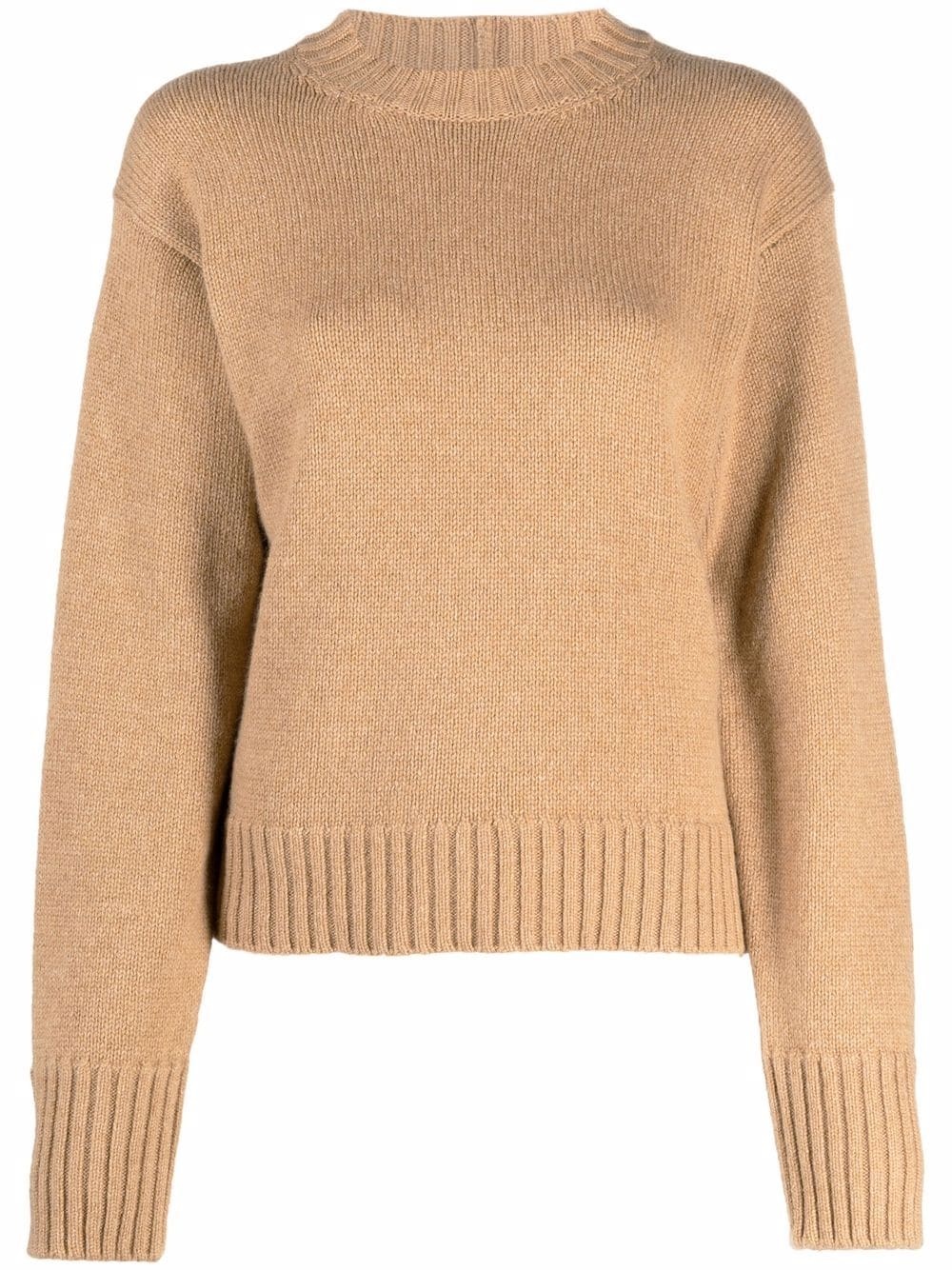cashmere-blend knitted jumper - 1