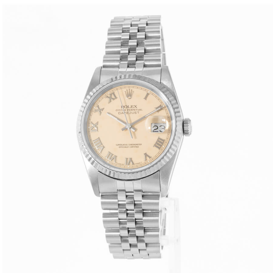 Pre-owned Rolex Datejust 36 Automatic Chronometer Silver Dial Men's Watch 16234 SRJ - 4