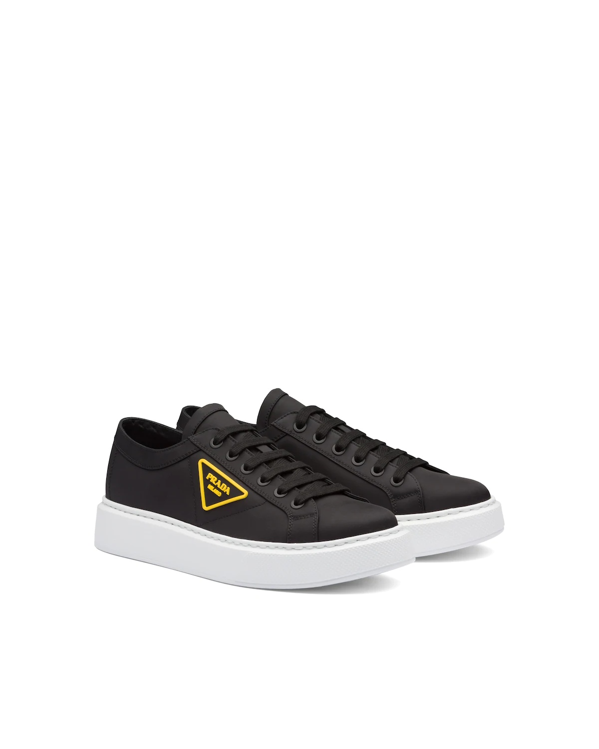 Nylon gabardine sneakers - 1