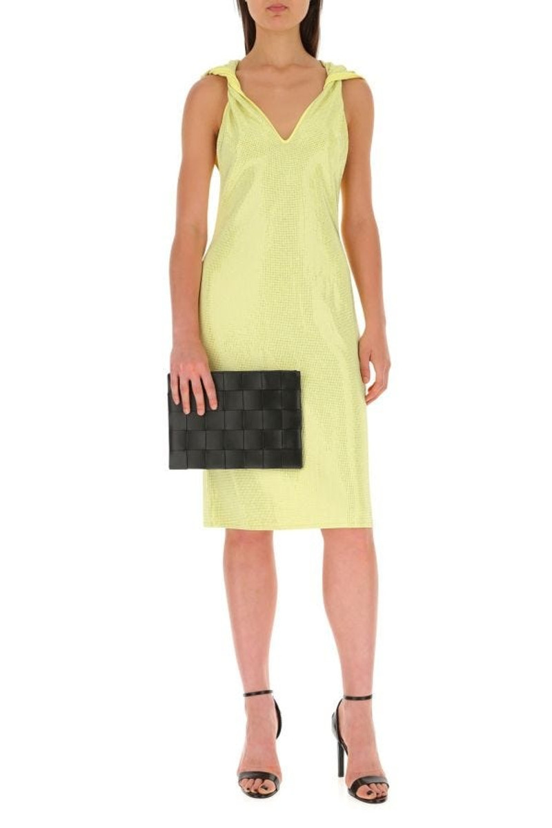 Bottega Veneta Embellished stretch viscose blend dress outlook