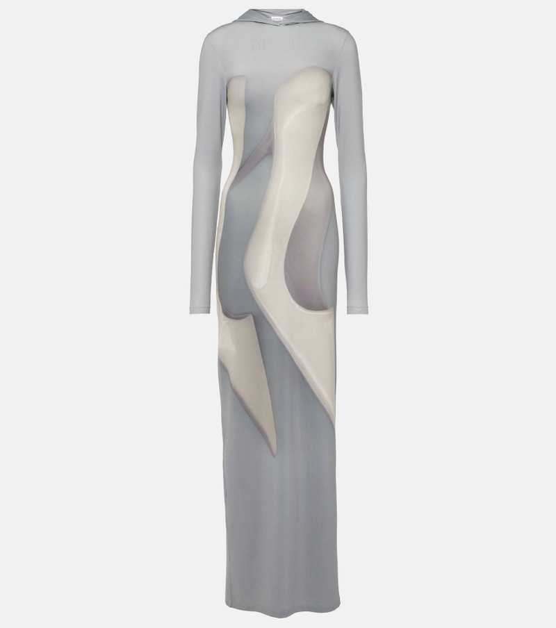 Printed jersey maxi dress - 1