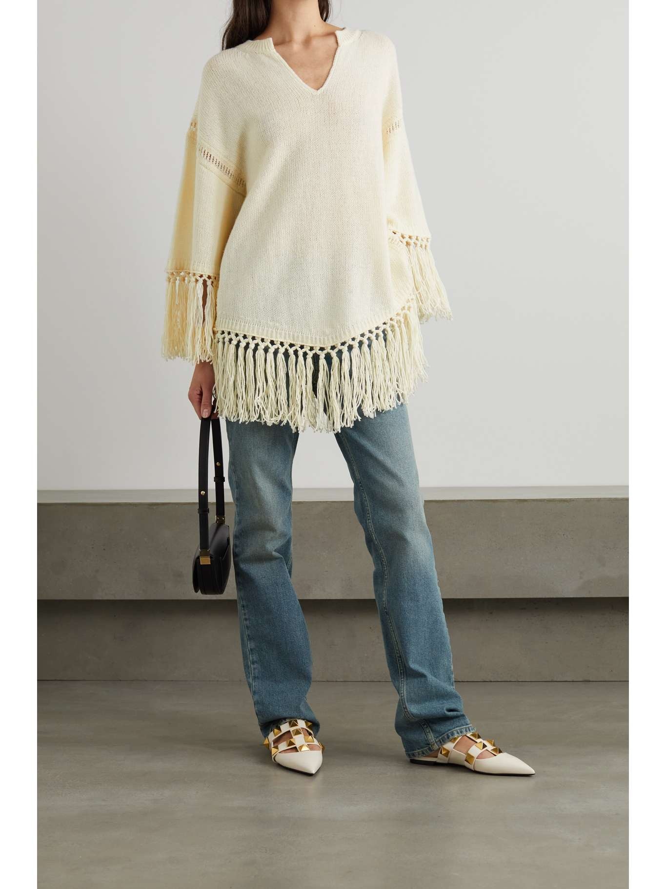 Fringed wool sweater - 2