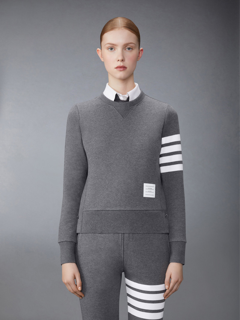 Thom Browne COTTON 4-BAR CLASSIC PULLOVER SWEATSHIRT outlook