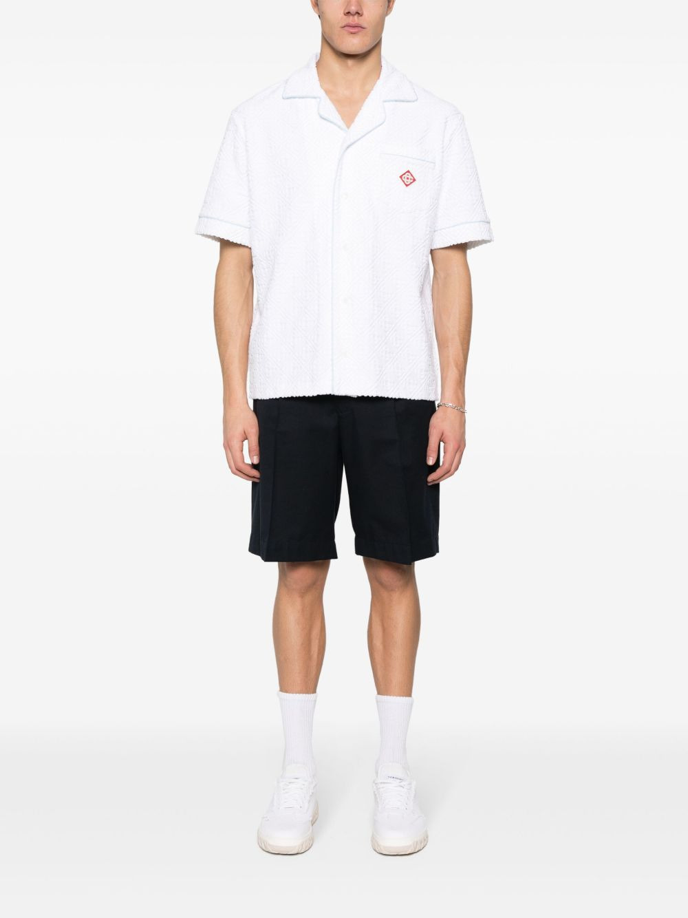 monogram terry-cloth shirt - 2