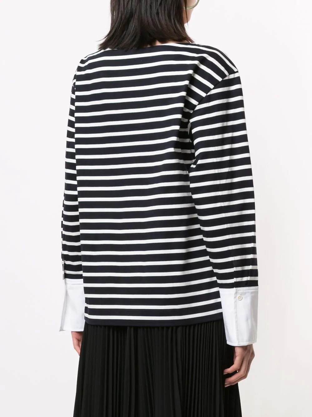 striped print jumper - 4