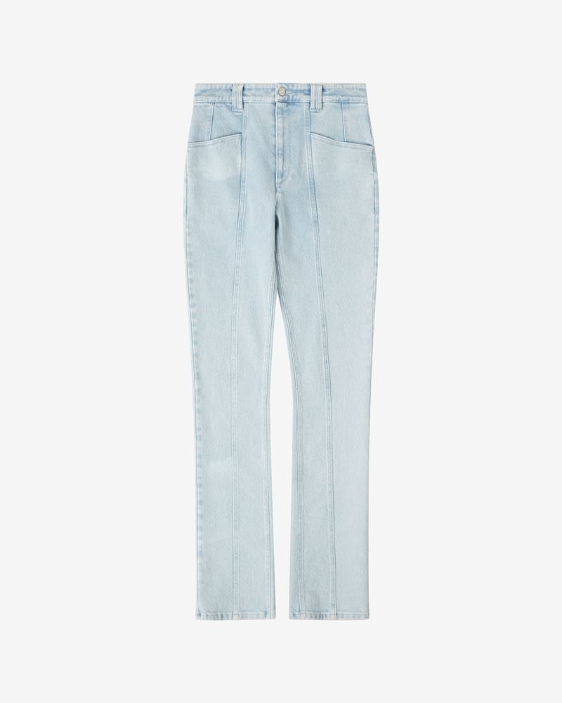 VOKAYAE STRAIGHT DENIM PANTS - 1