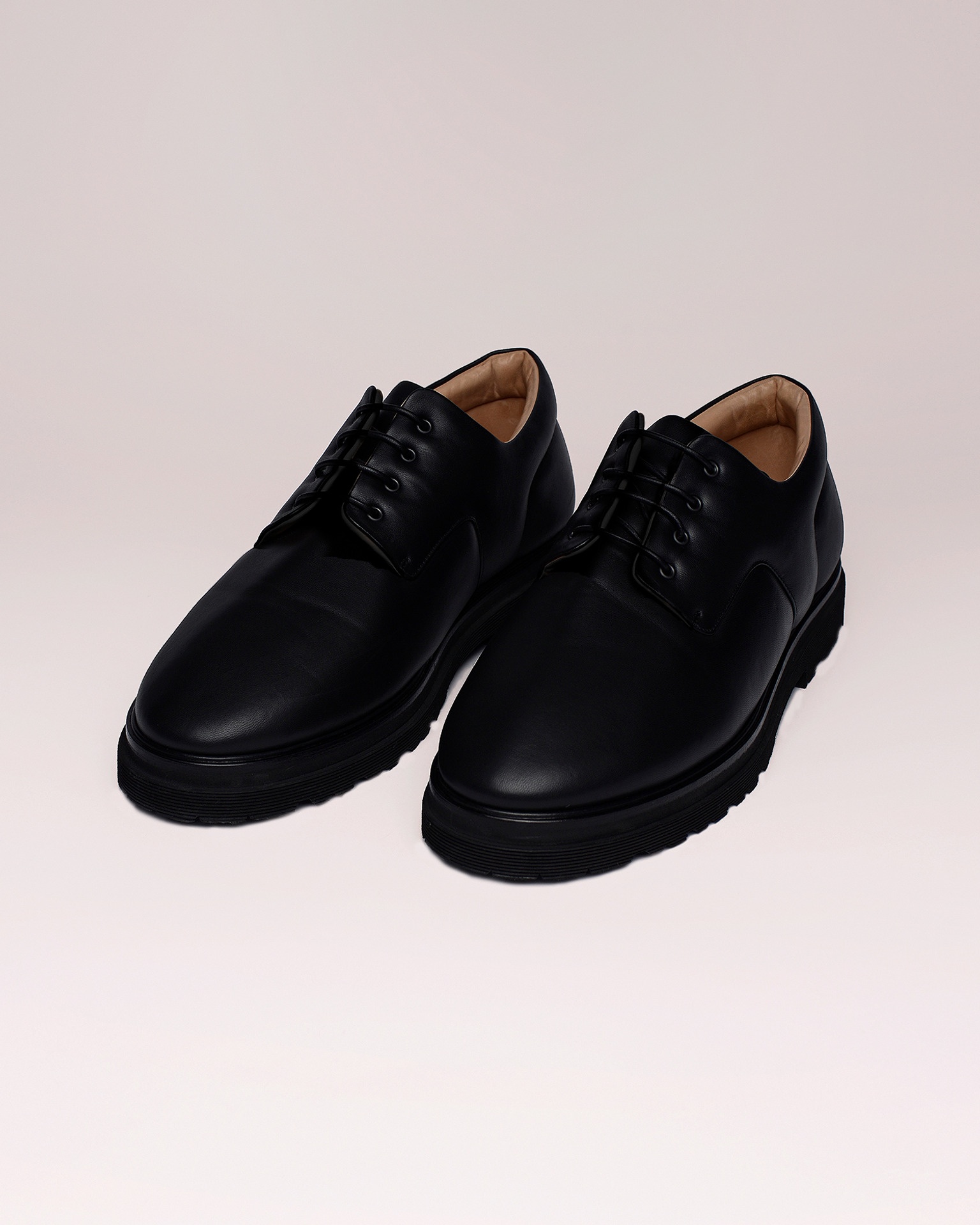 SKILI - Black leather shoes - Black - 1