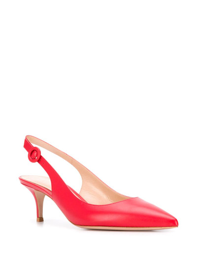 Gianvito Rossi Anna pointed slingback pumps outlook