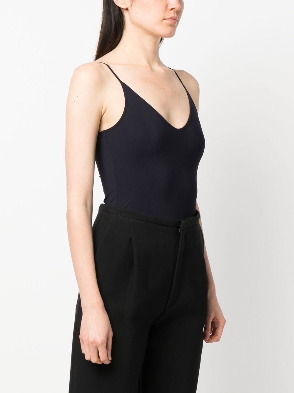 v-neck stretch bodysuit - 3