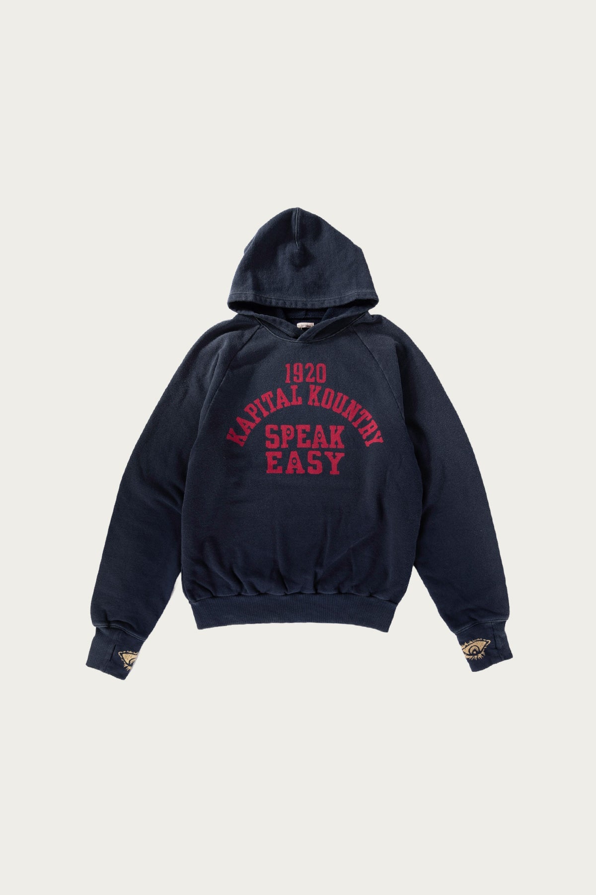 SWT Knit Raglan Hoodie (SPEAKEASY College) - Navy - 1