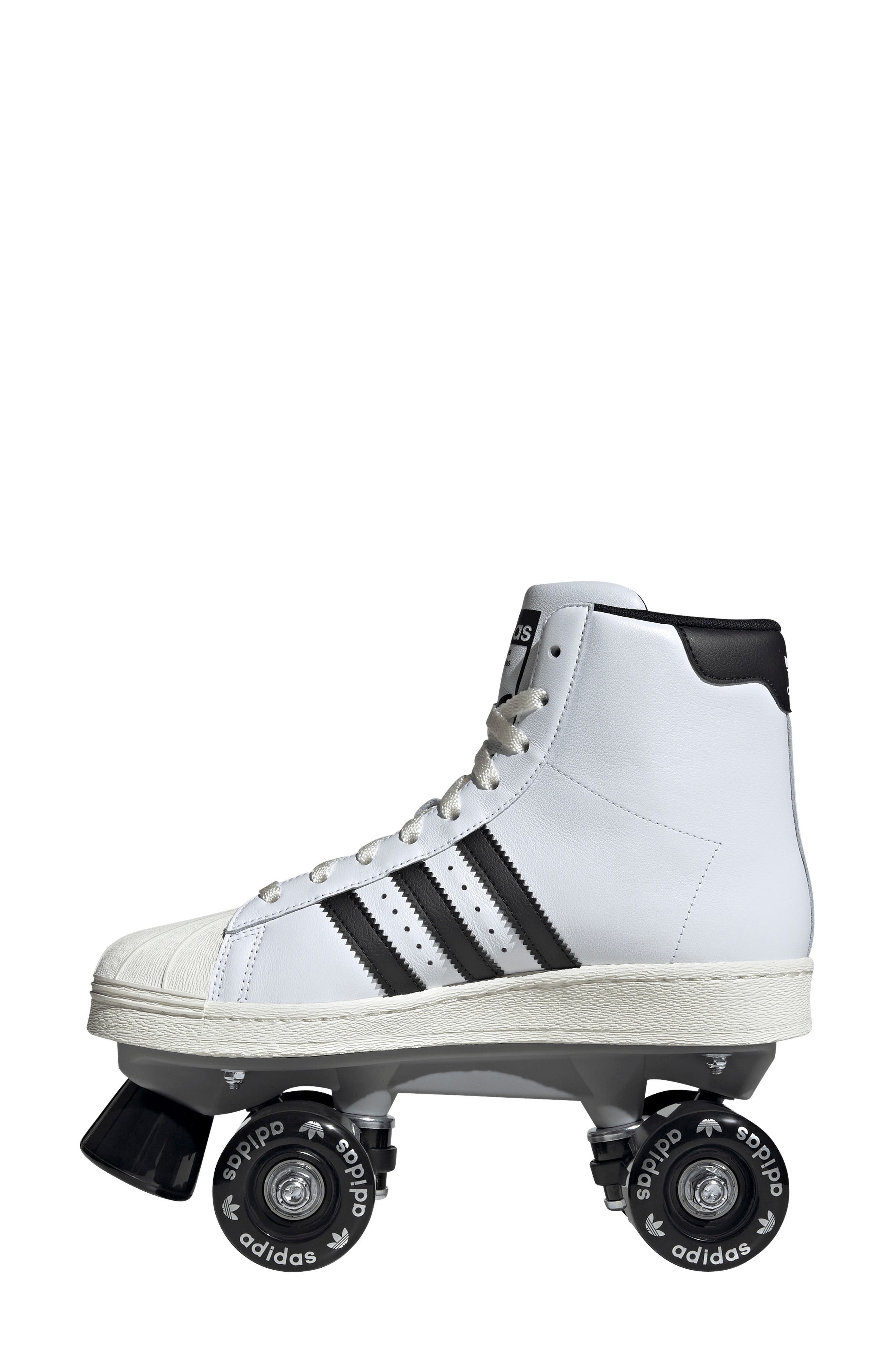 adidas Superstar 82 Roller Skate in White/Black/Off White at Nordstrom - 5