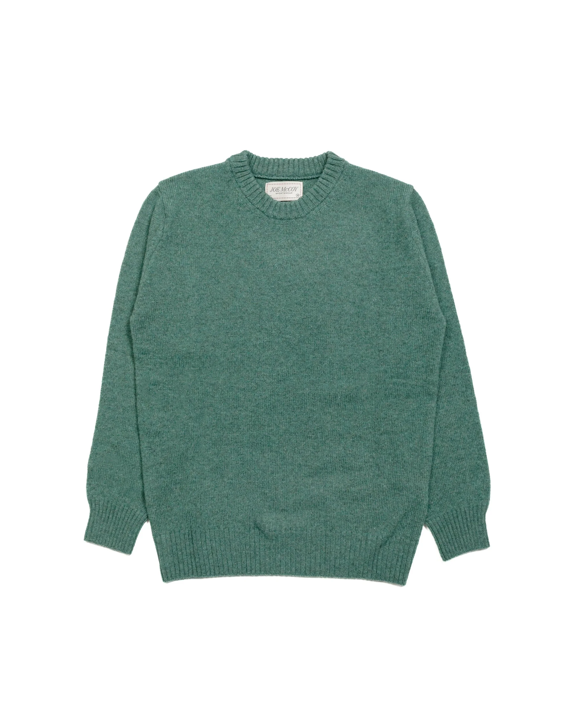 MC21114 Wool Crewneck Sweater Kelly Green - 1