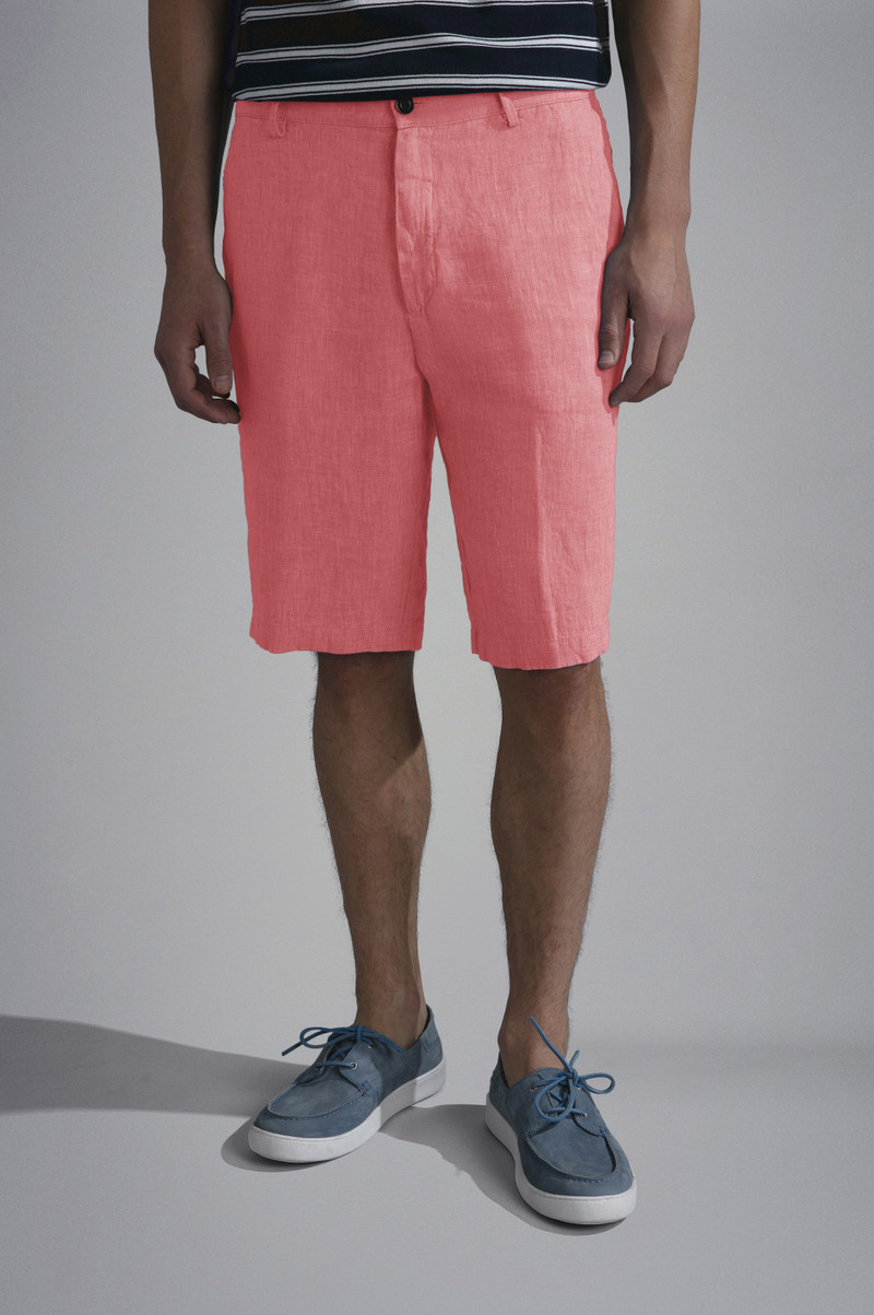 LINEN BERMUDA SHORTS 1