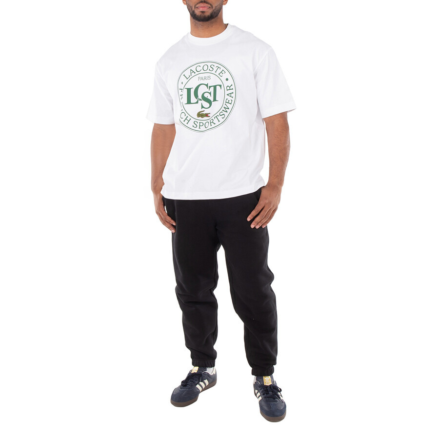 Lacoste Crocodile Badge Drawstring Cotton Sweatpants - 3