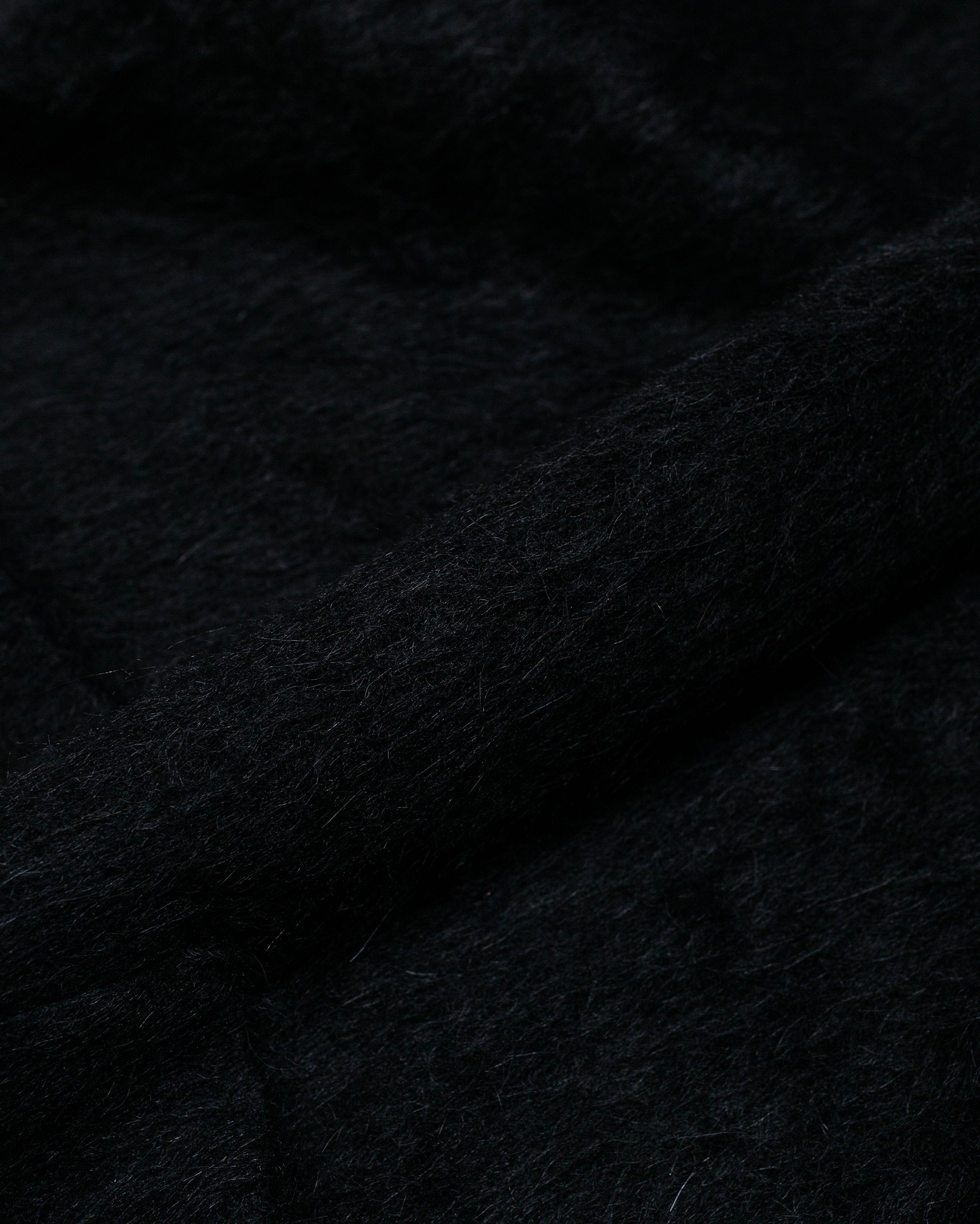 Cardigan Black Mohair - 5