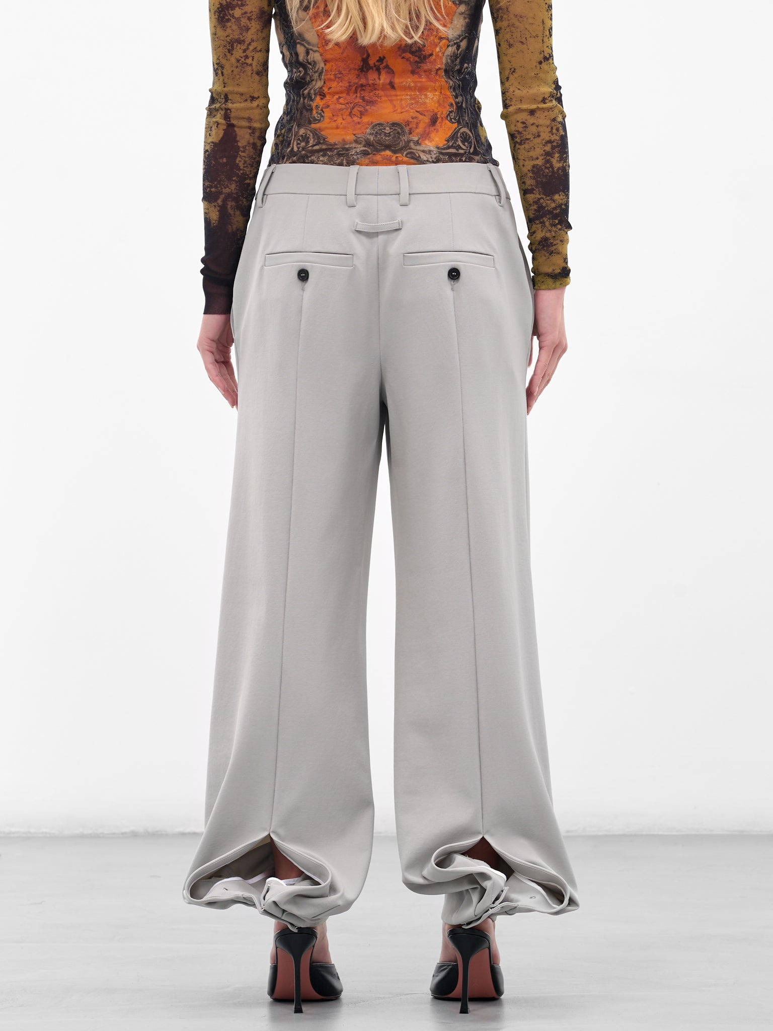 The Gray Stirrup Pants - 3