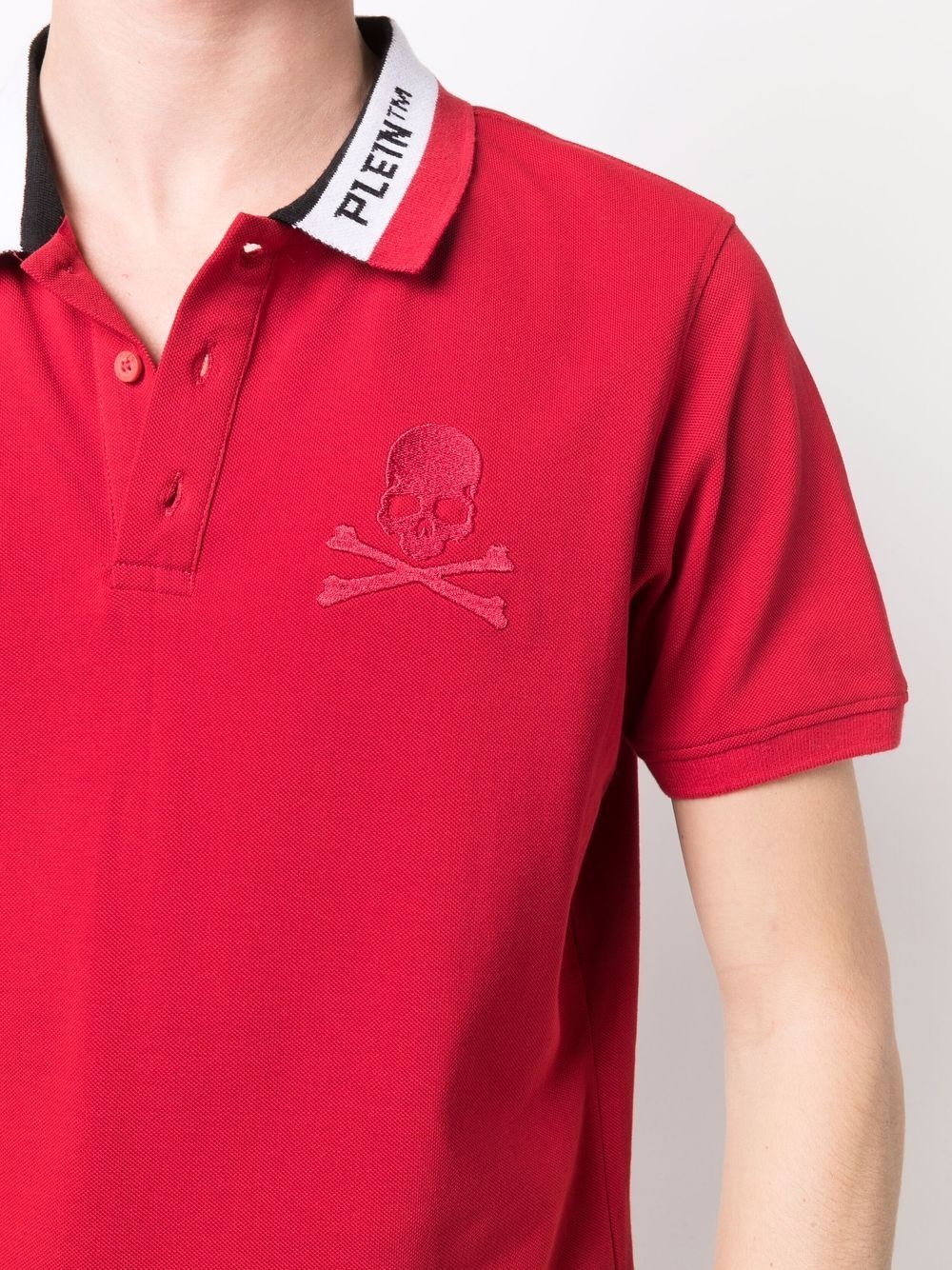 logo embroidered polo shirt - 5