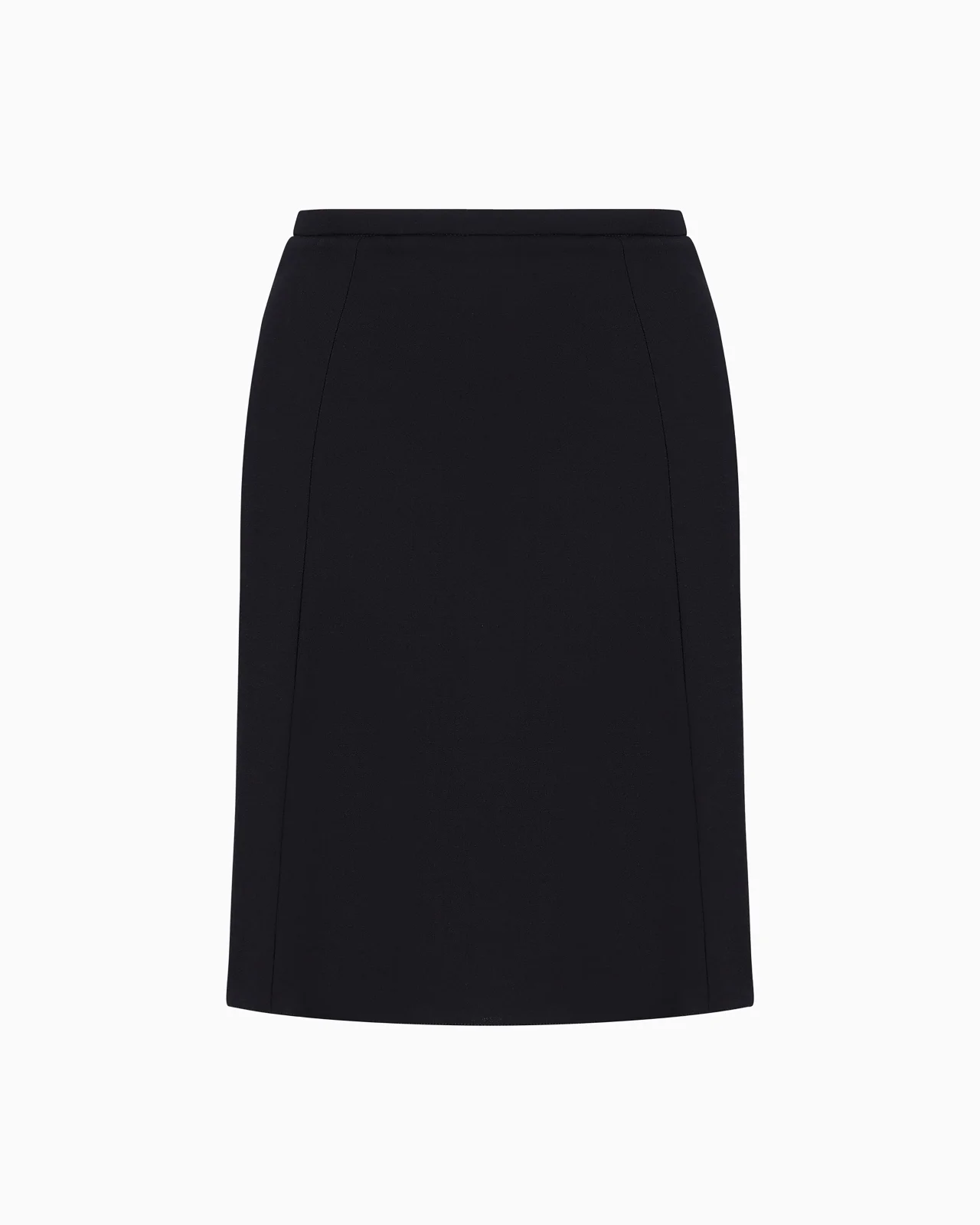 Barathea-wool flared skirt - 1