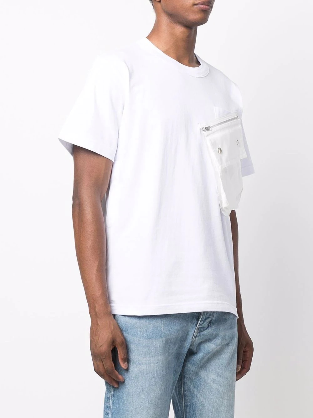 oversize flap pocket T-shirt - 3