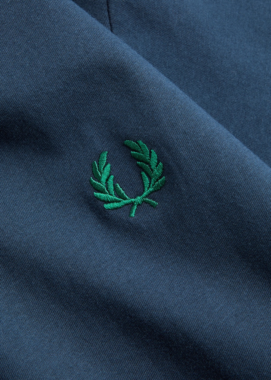 Fred Perry Stripe-trimmed Logo Cotton T-shirt - 5