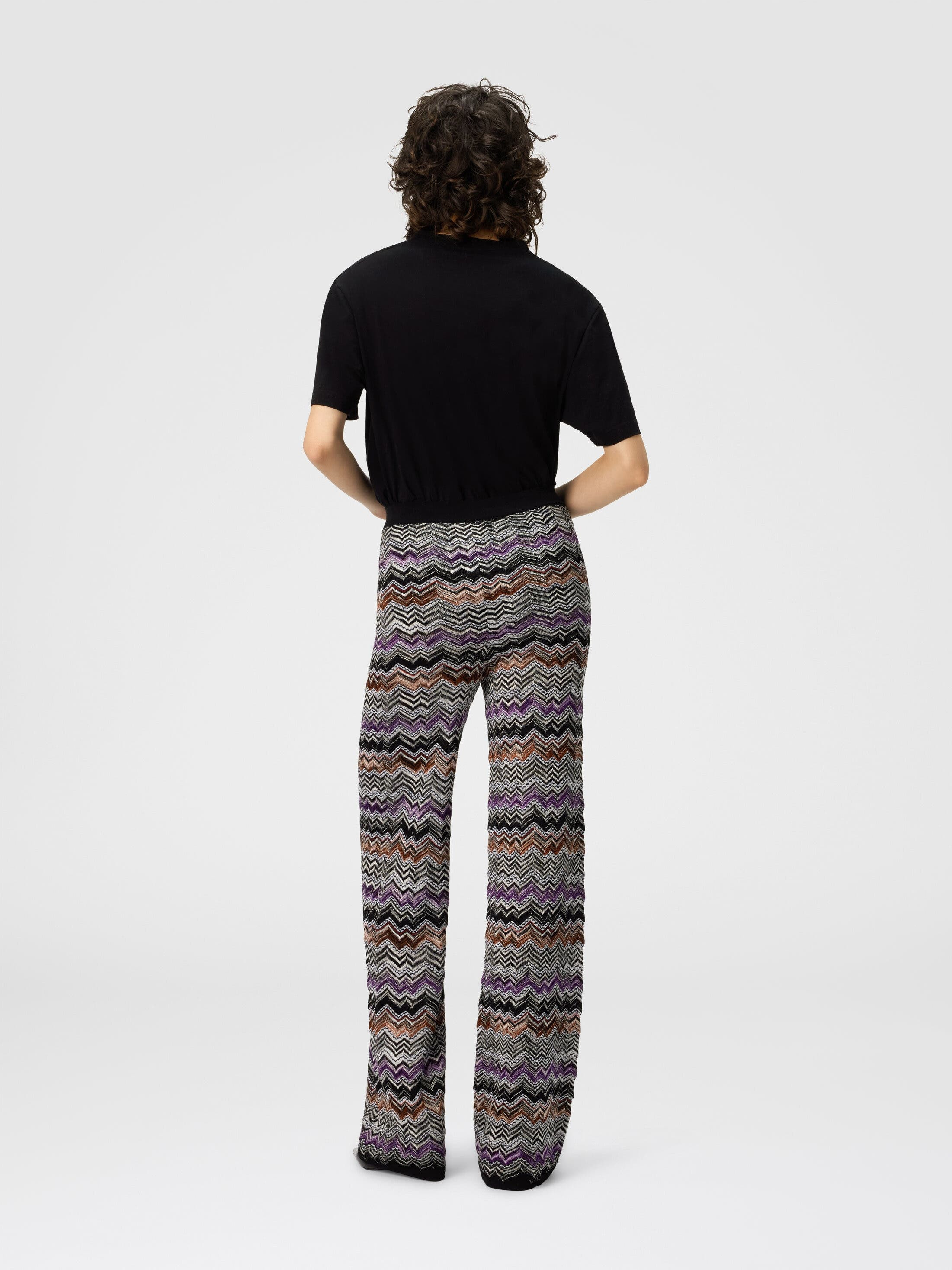 Missoni Straight Long Pants In English Rib Knit in Multicoloured at Nordstrom - 3