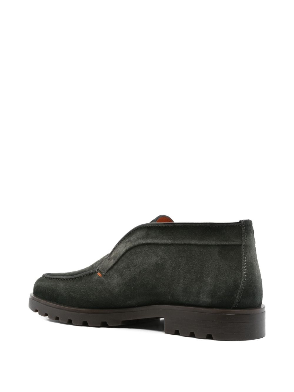 suede leather slip-on boots - 3