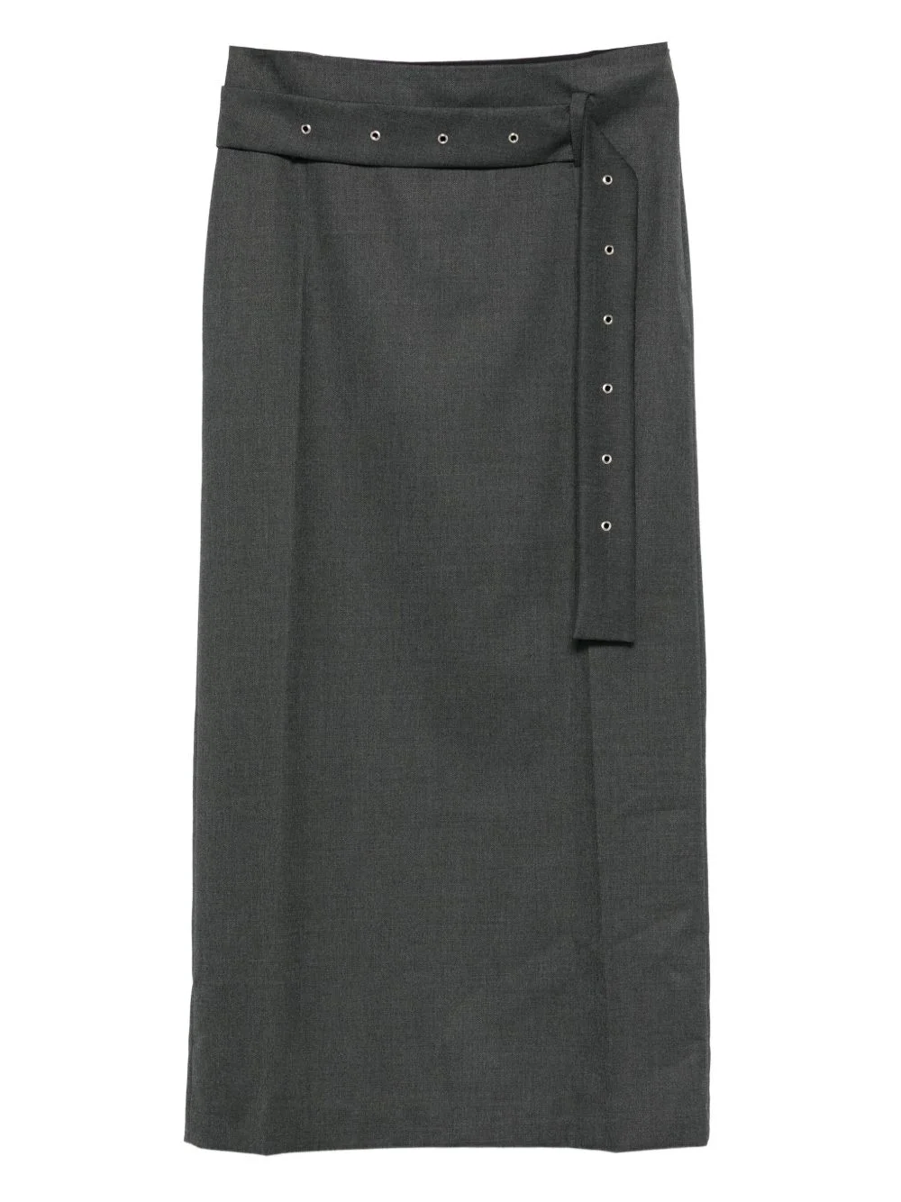 eyelet-detail skirt - 1