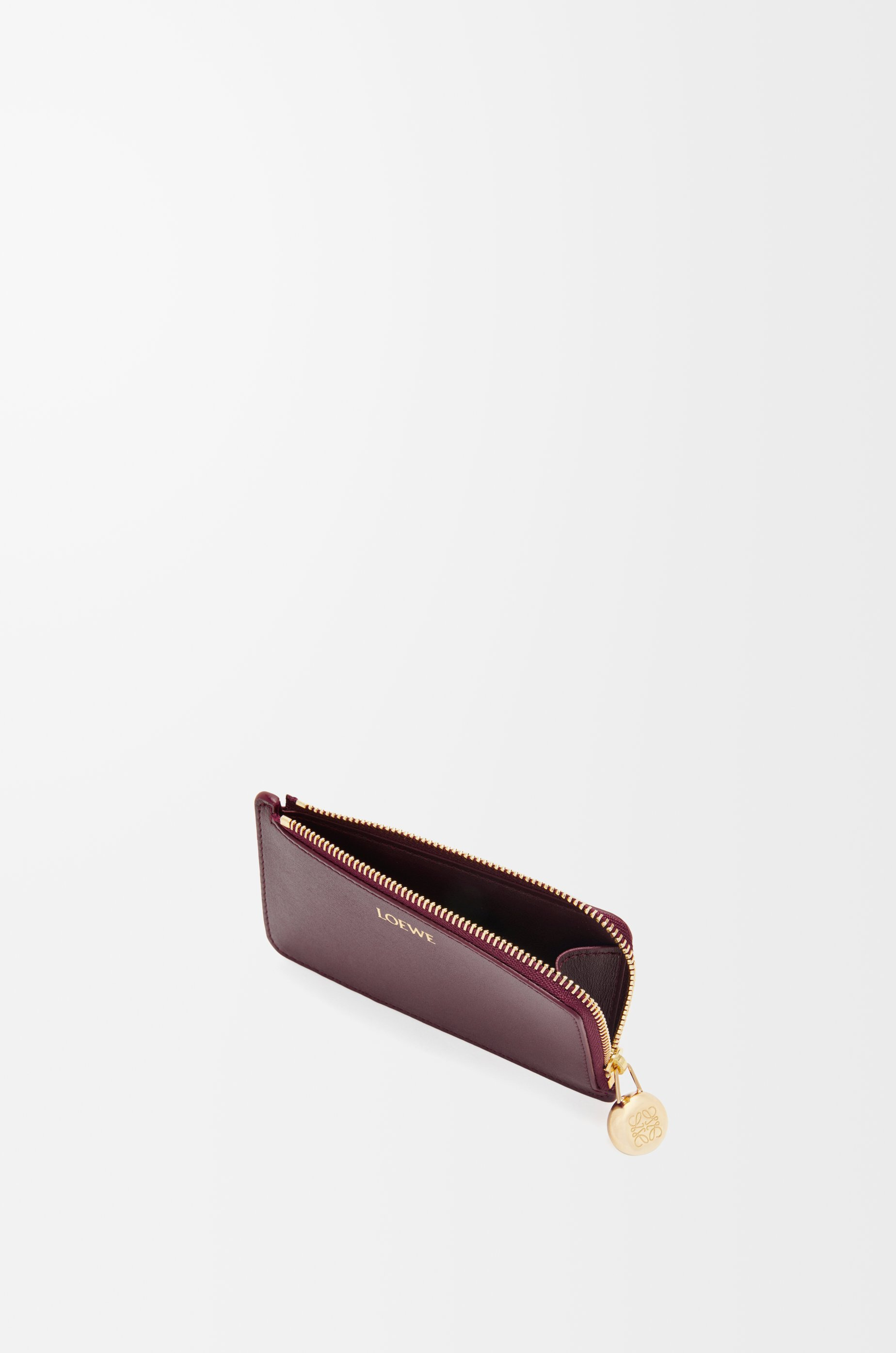 Pebble coin cardholder in shiny nappa calfskin - 3