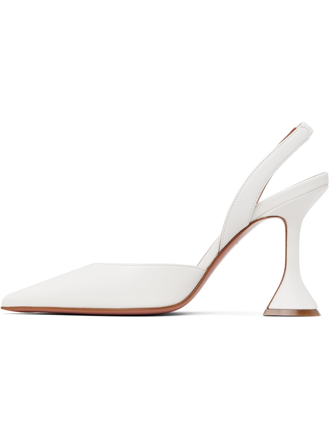 White Holli Sling 95 Heels - 3
