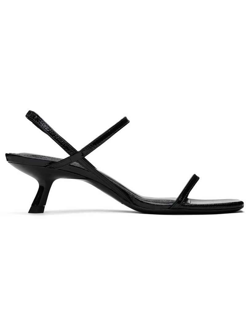 Black Hilda Heeled Sandals 1