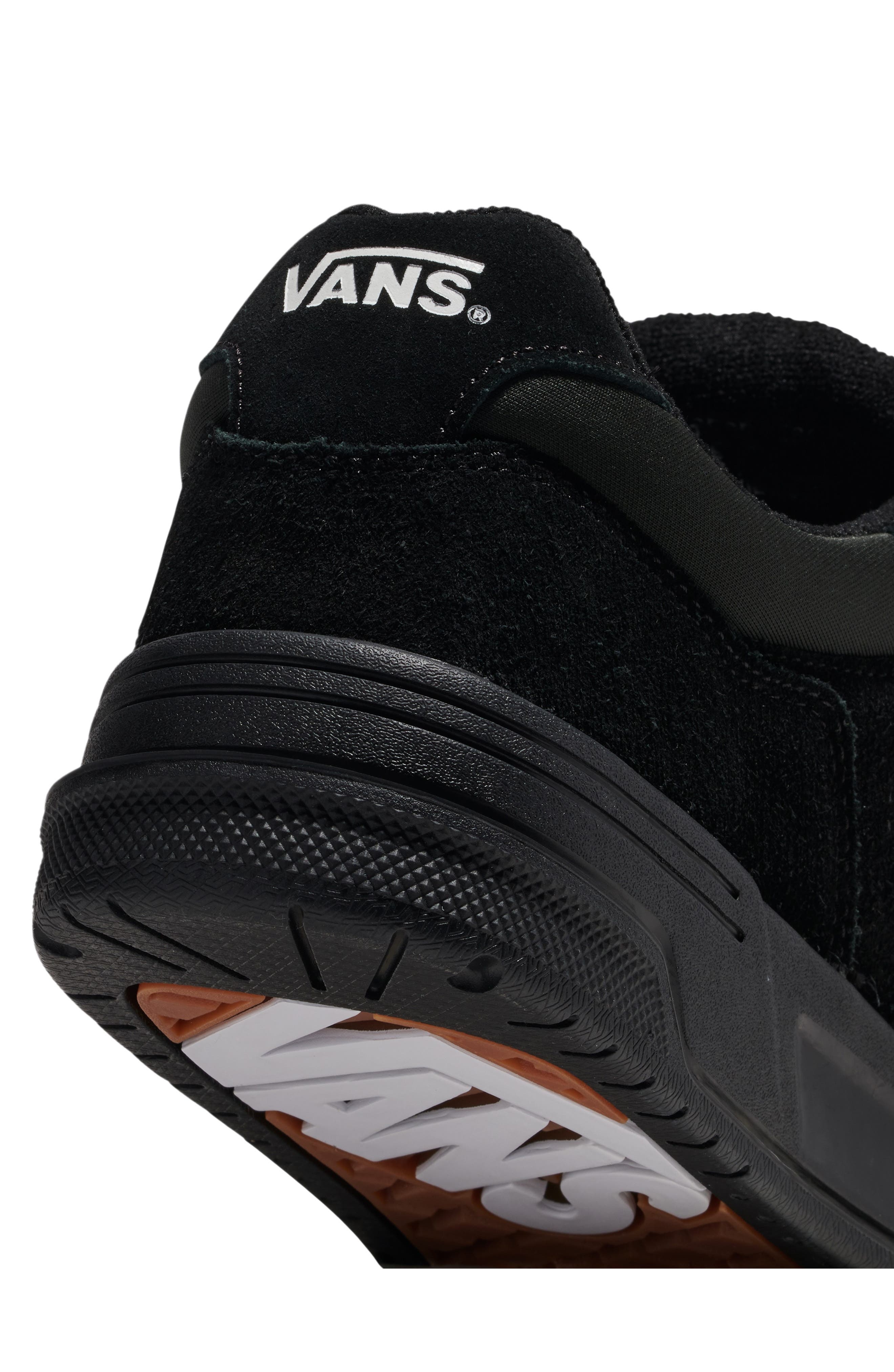 Vans Upland Sneaker in Black/Black/White at Nordstrom - 5