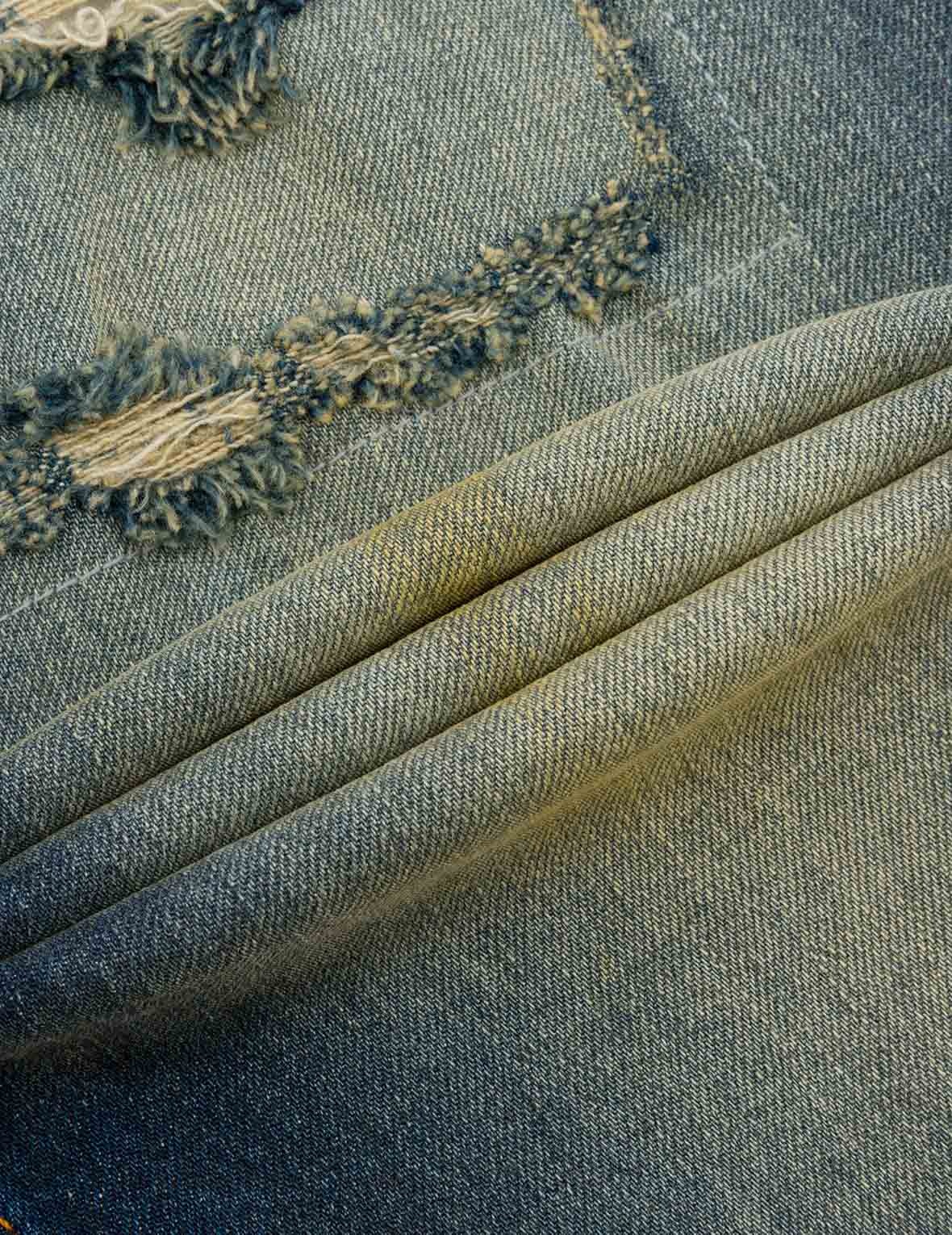 Logo Print and Seagull Embroidery Carrot Fit Jeans #2017 - 14