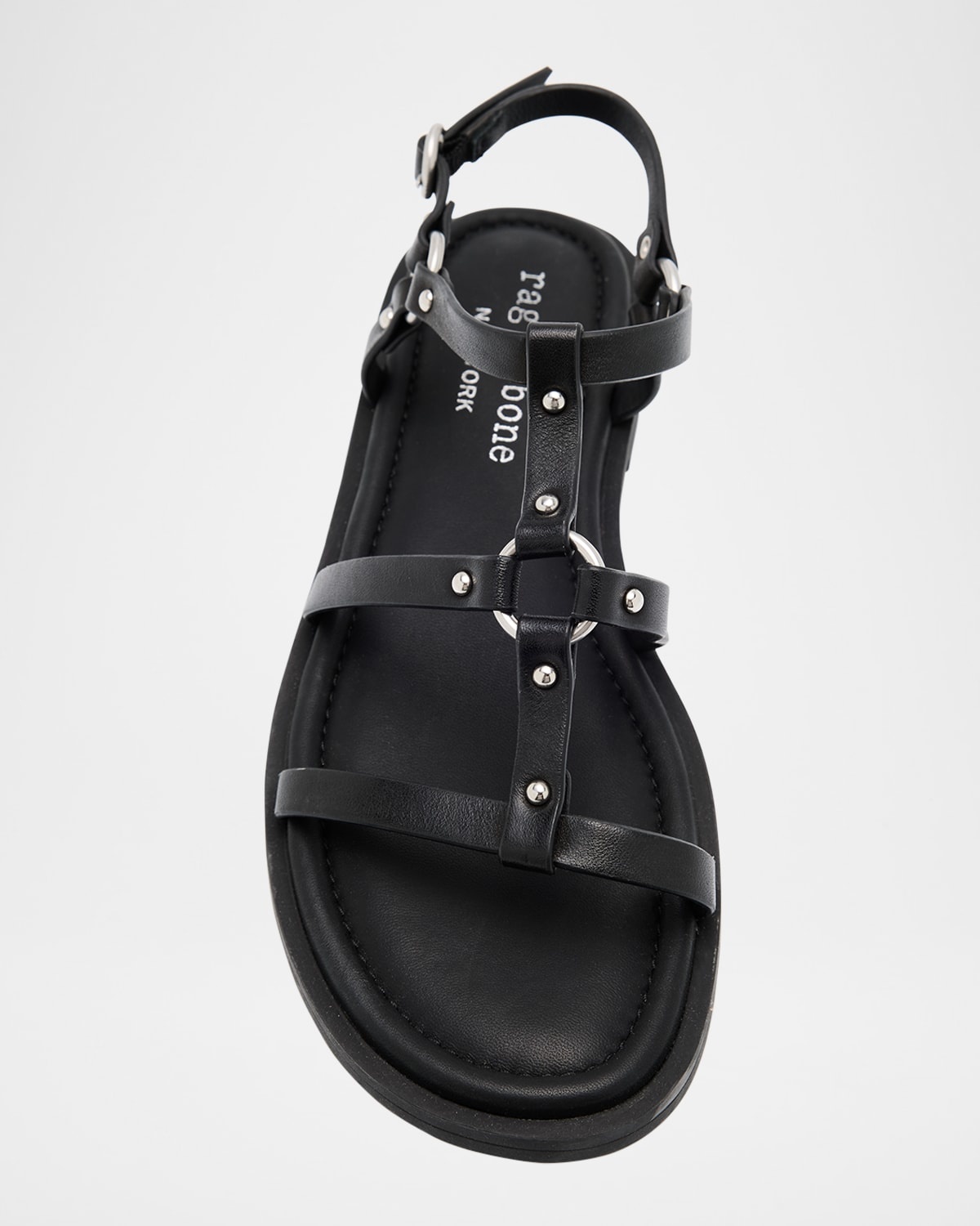 Geo Leather Harness Sandals - 3
