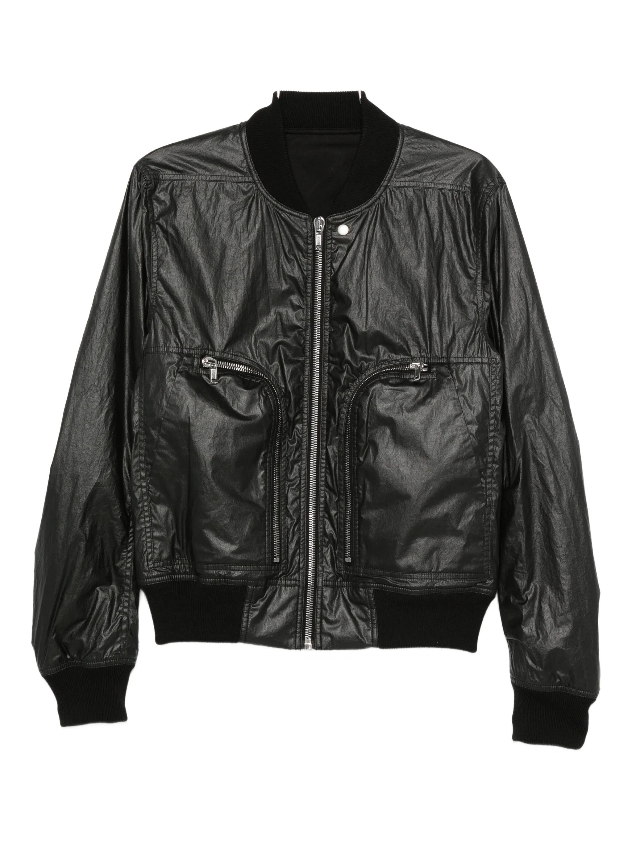 Rick Owens Bauhaus bomber jacket サイズ 52 RICK OWENS Bauhaus Kinetix Cotton-Faille Bomber Jacket for