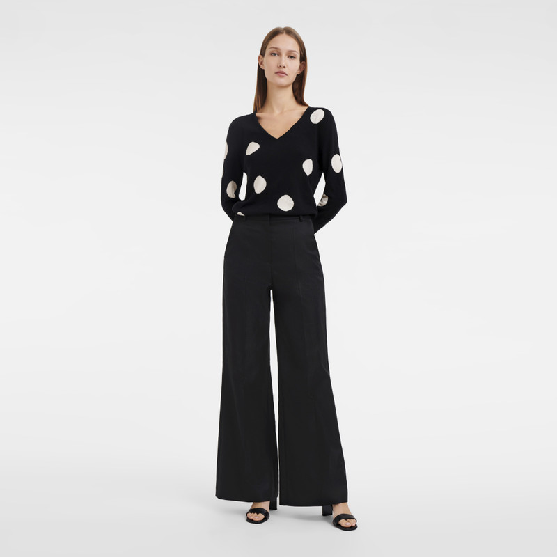 Longchamp Spring/Summer 2023 Collection Trousers Black - OTHER outlook