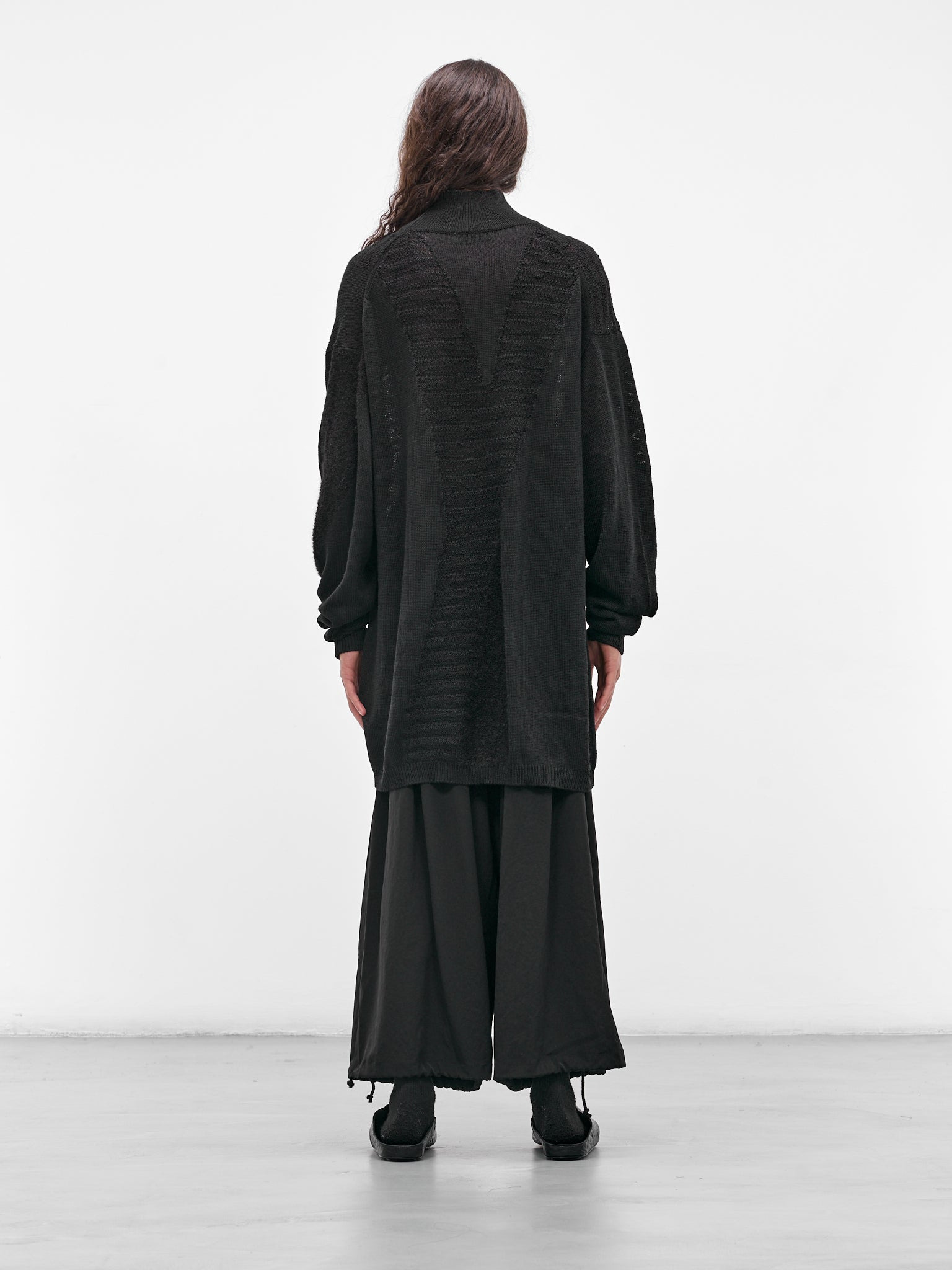 Black Knit Oversized High Neck - 3
