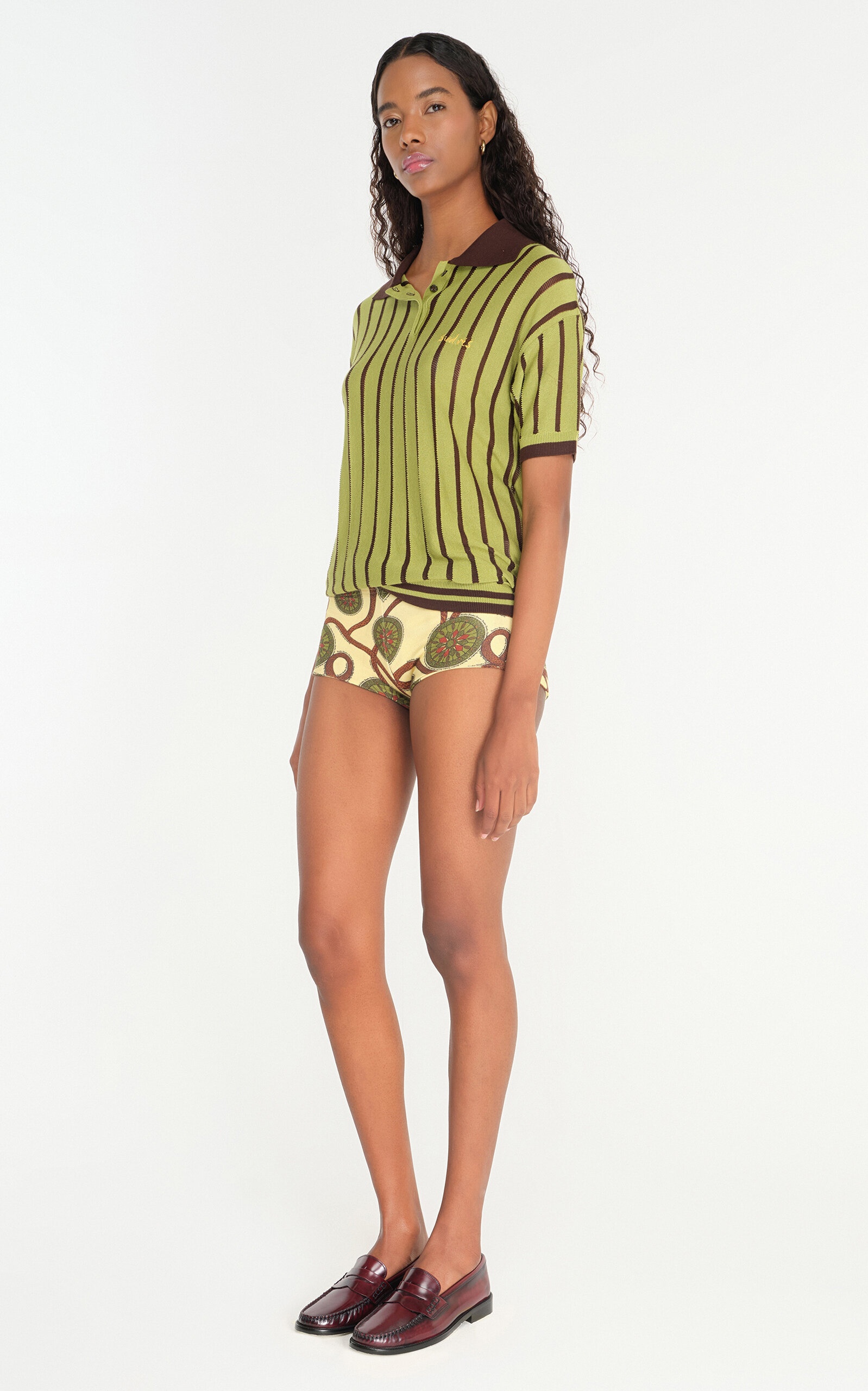 Afra Printed Mini Shorts print - 4