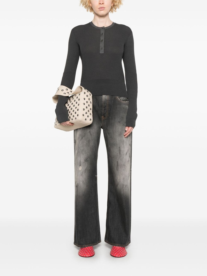 JW Anderson waffle-knit sweater outlook