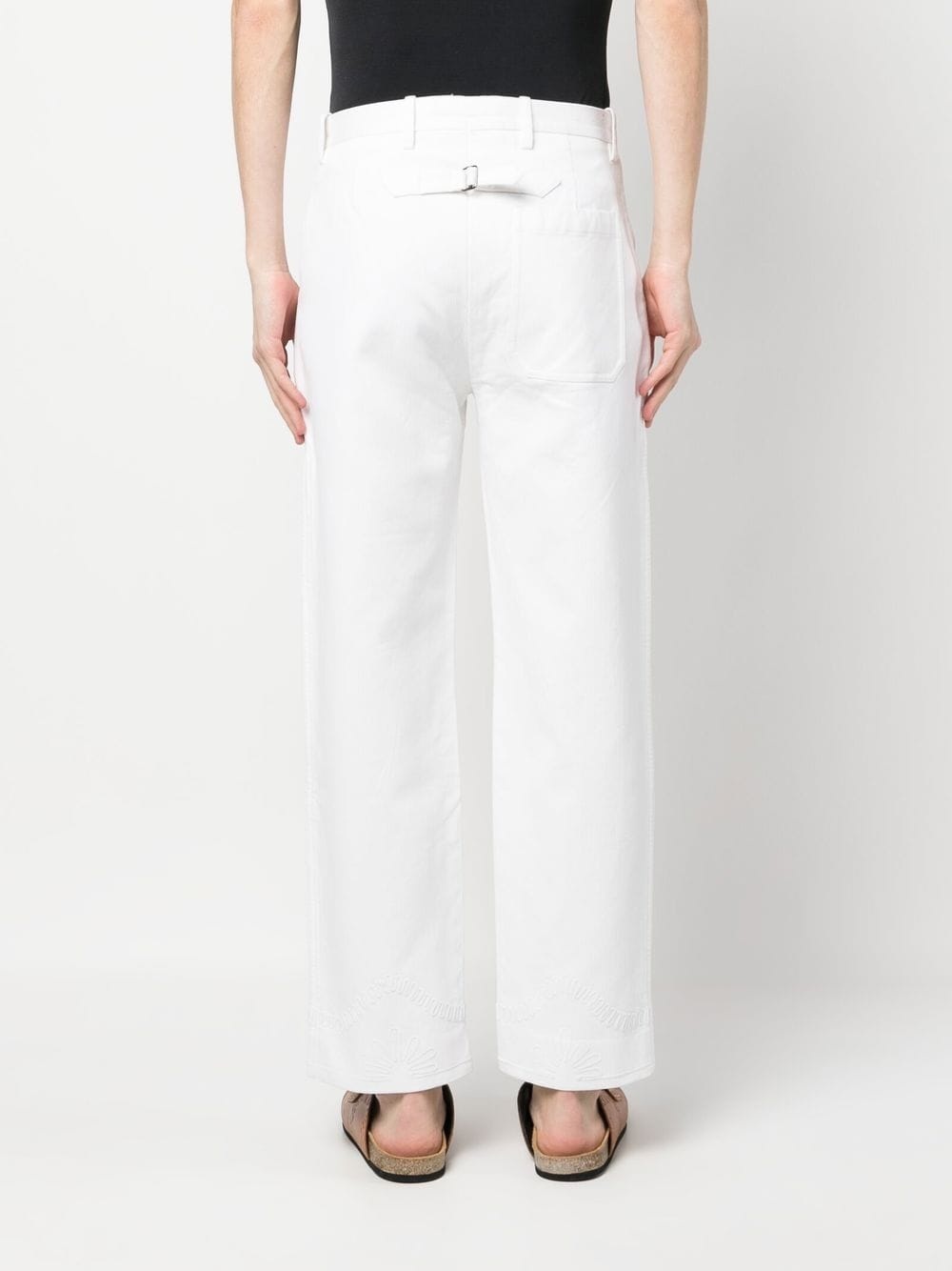 tailored straight trousers - 5