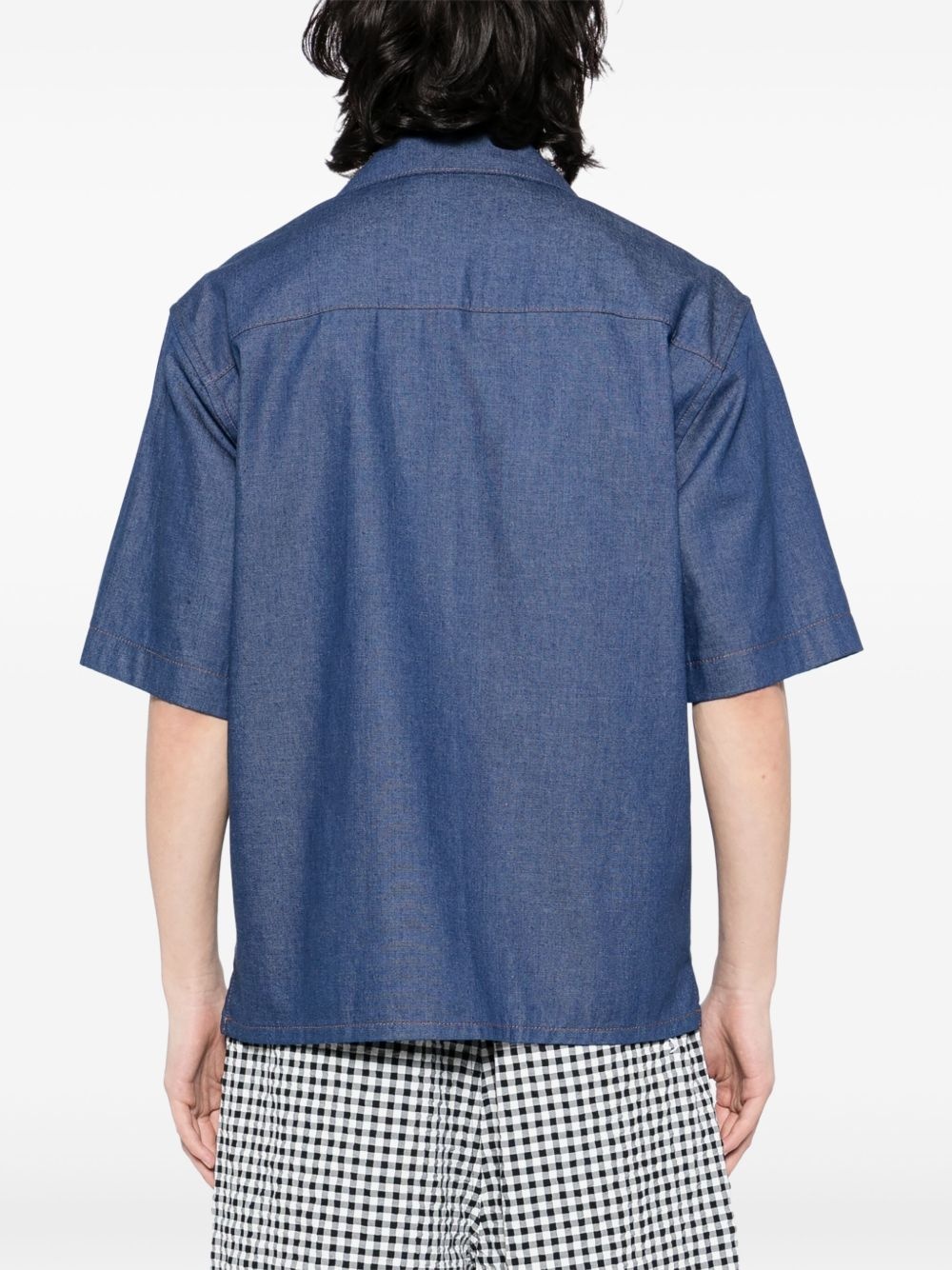 embroidered short sleeved shirt - 4