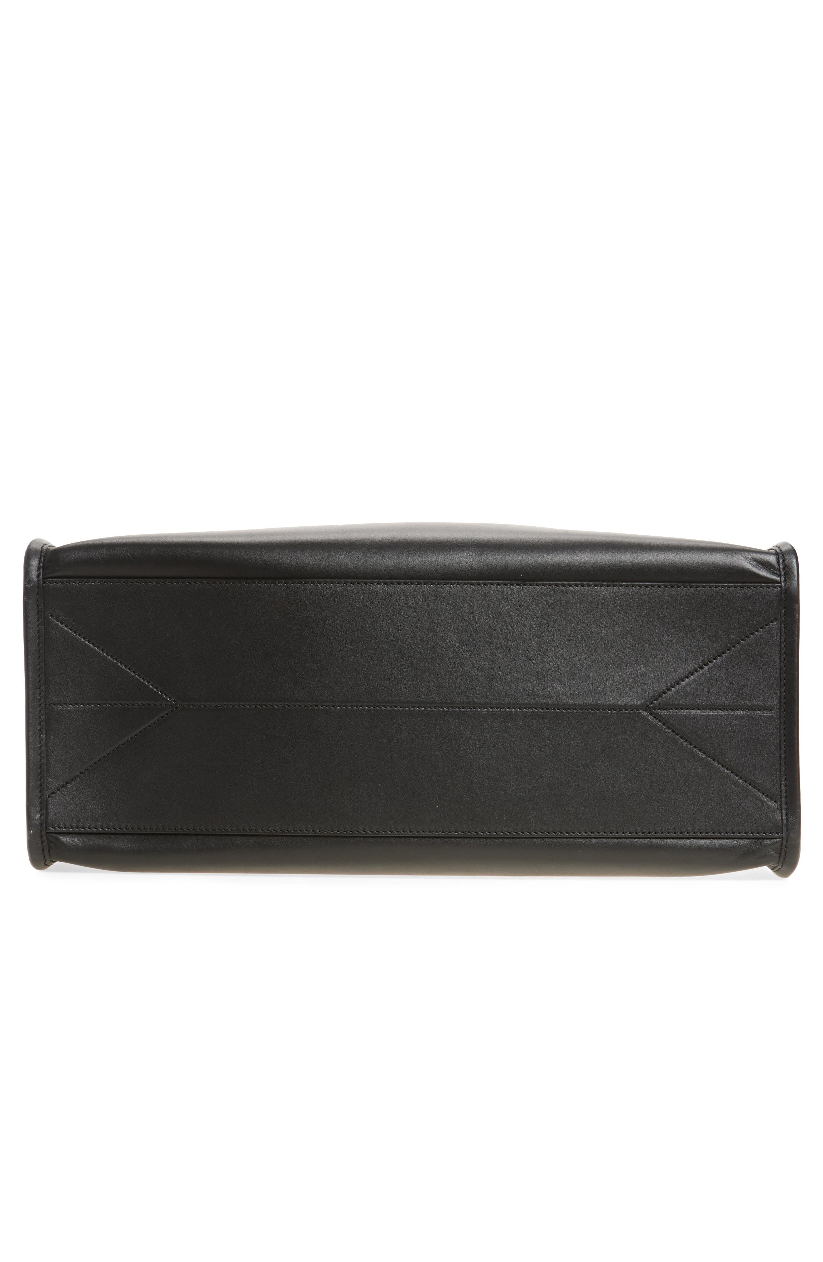 McQueen T-Bar Pendant Tote in Black/Silver at Nordstrom - 6