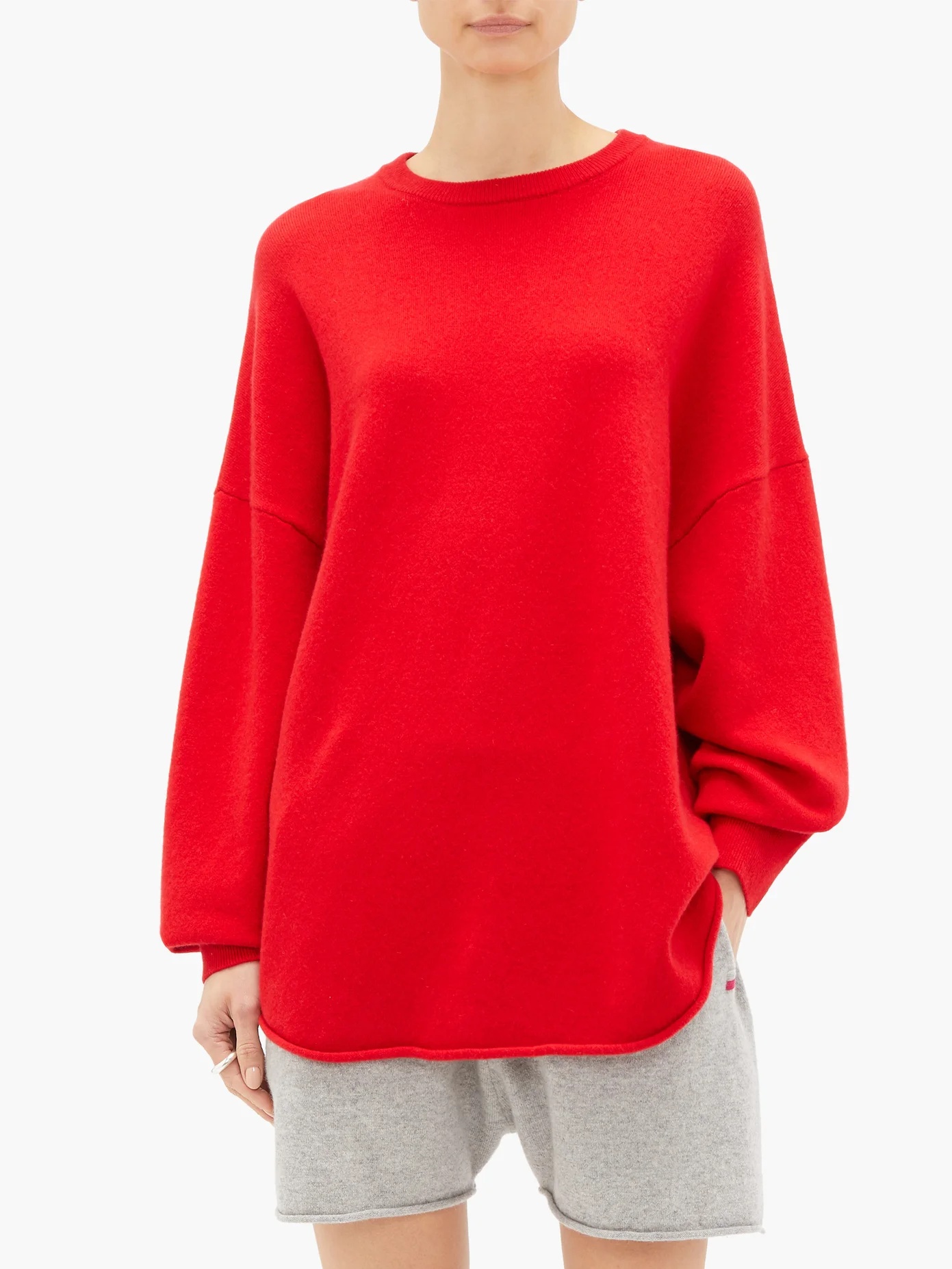 No. 53 Crew Hop stretch-cashmere sweater - 2