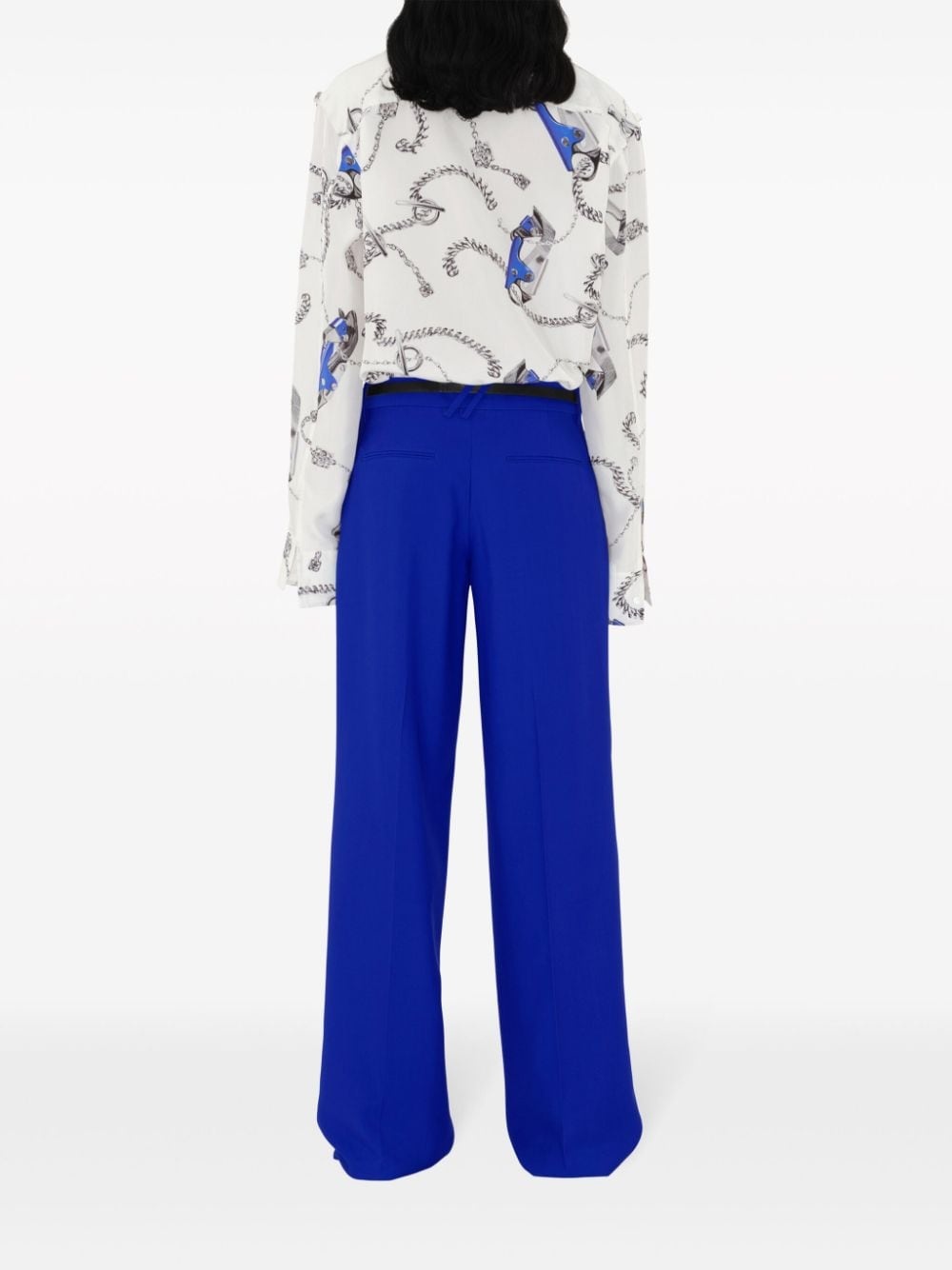 wool tailored trousers - 4