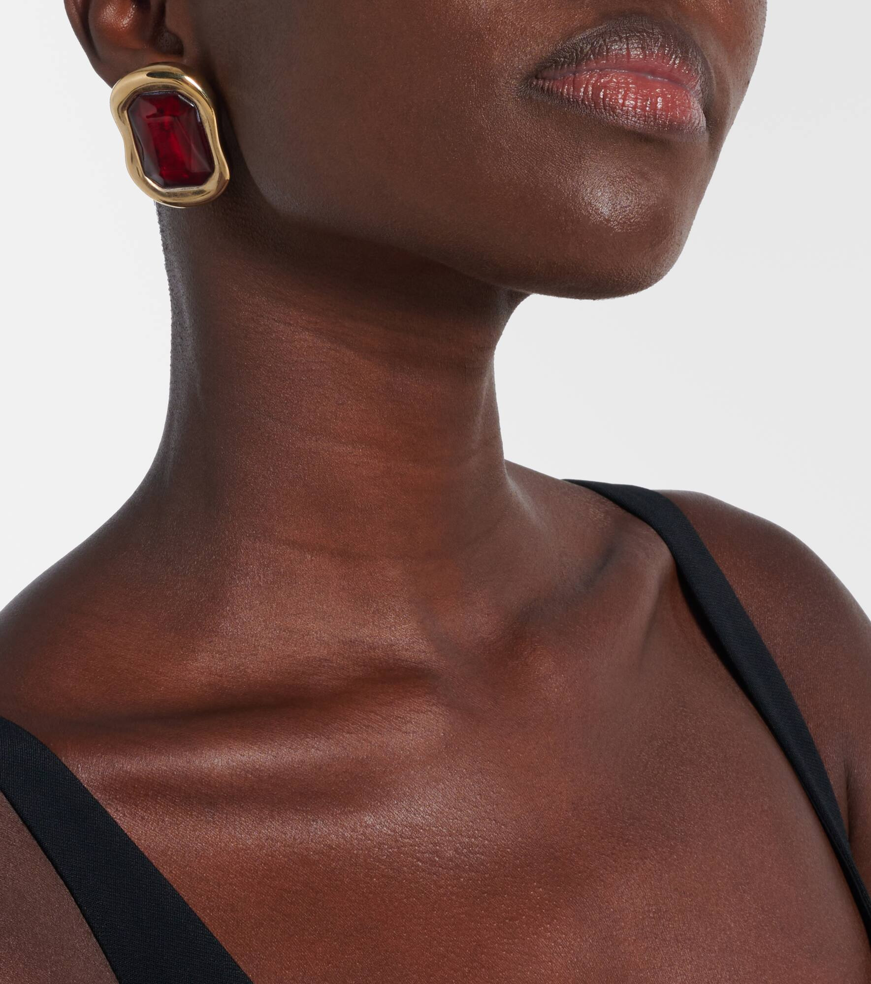 Crystal-embellished earrings - 3