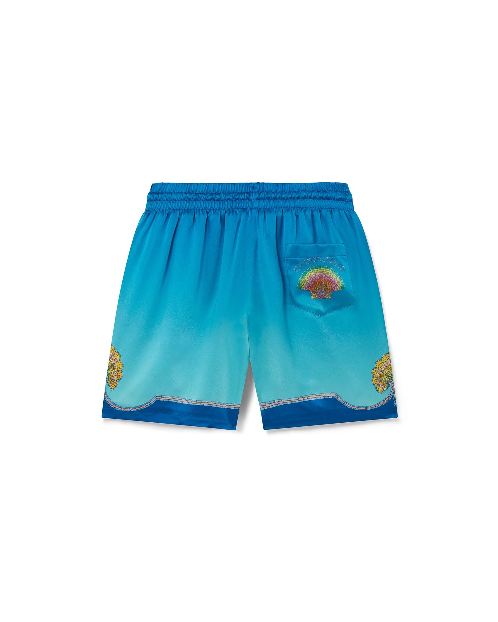 Coquillage Coloré Silk Shorts - 2