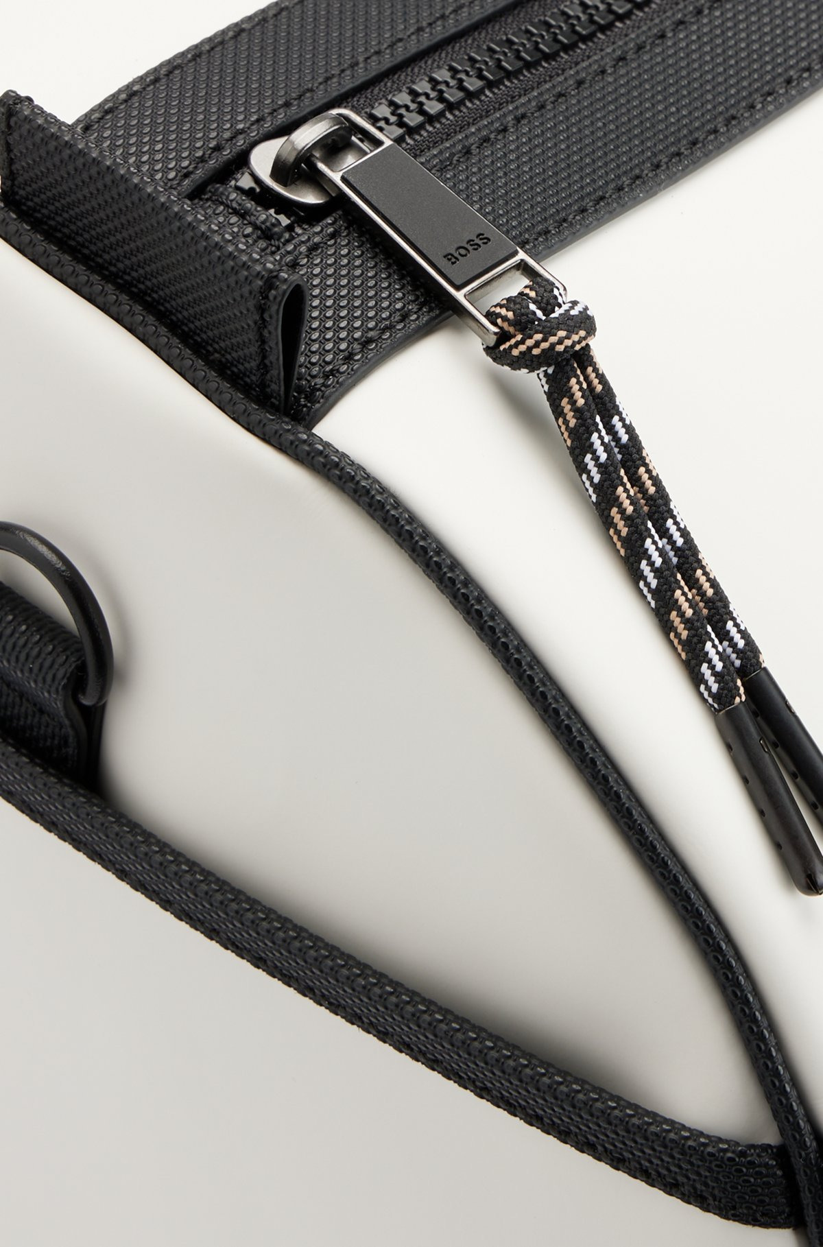 BOSS X MATTEO BERRETTINI  FAUX-LEATHER HOLDALL WITH CONTRAST LOGO - 7