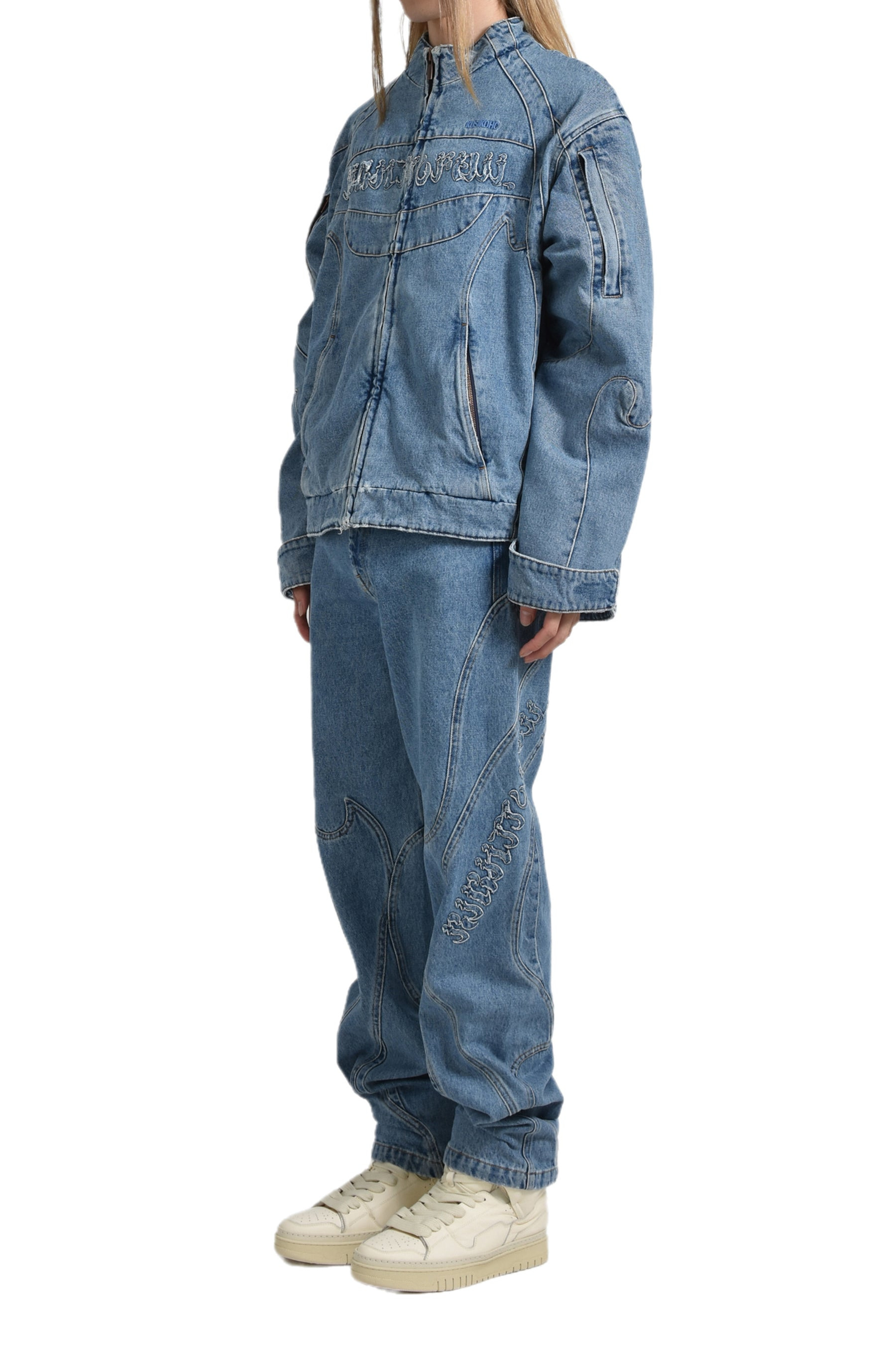 RIDER DENIM PANTS / BLU - 4