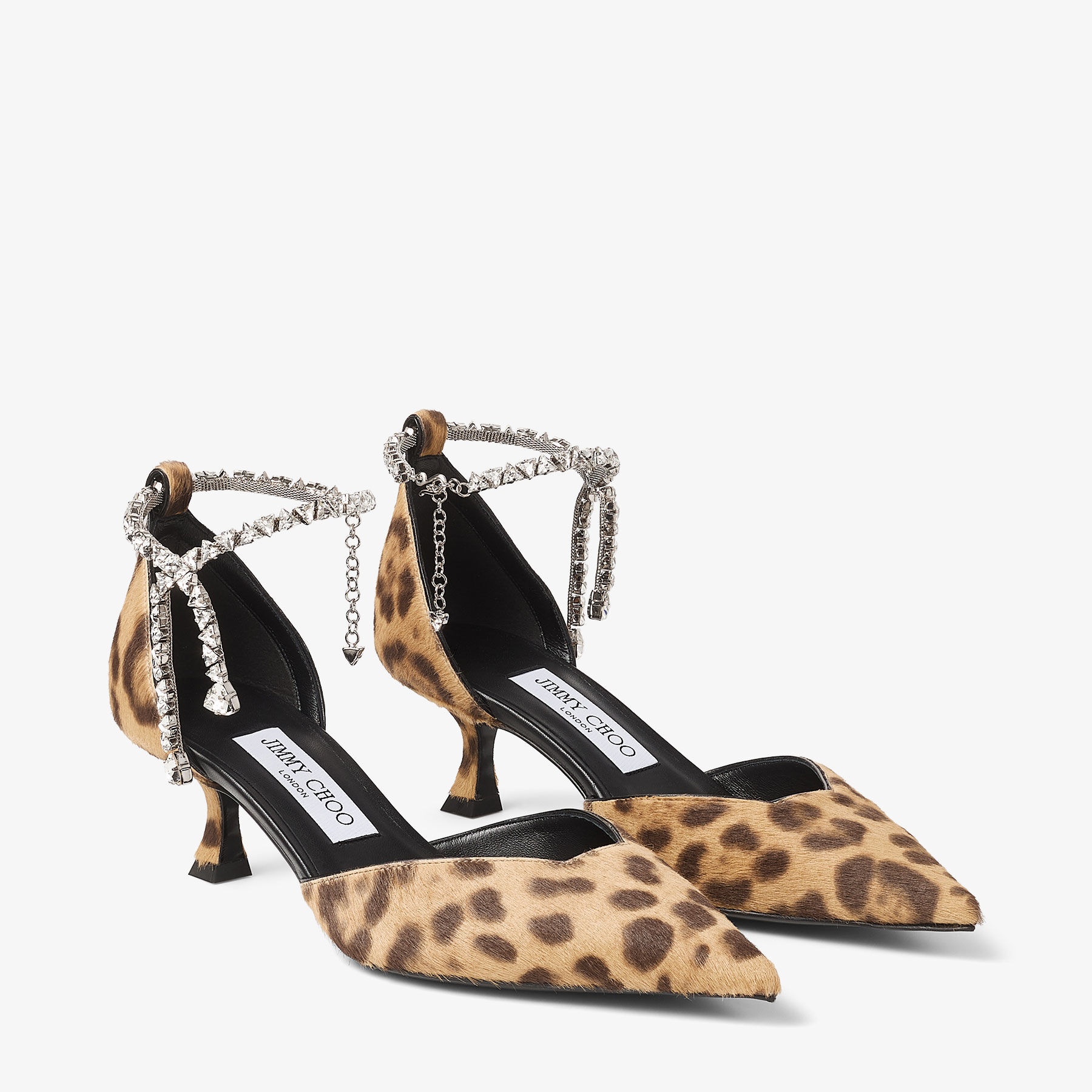 Stevie 50
Natural Leopard Print Pony Pumps - 3
