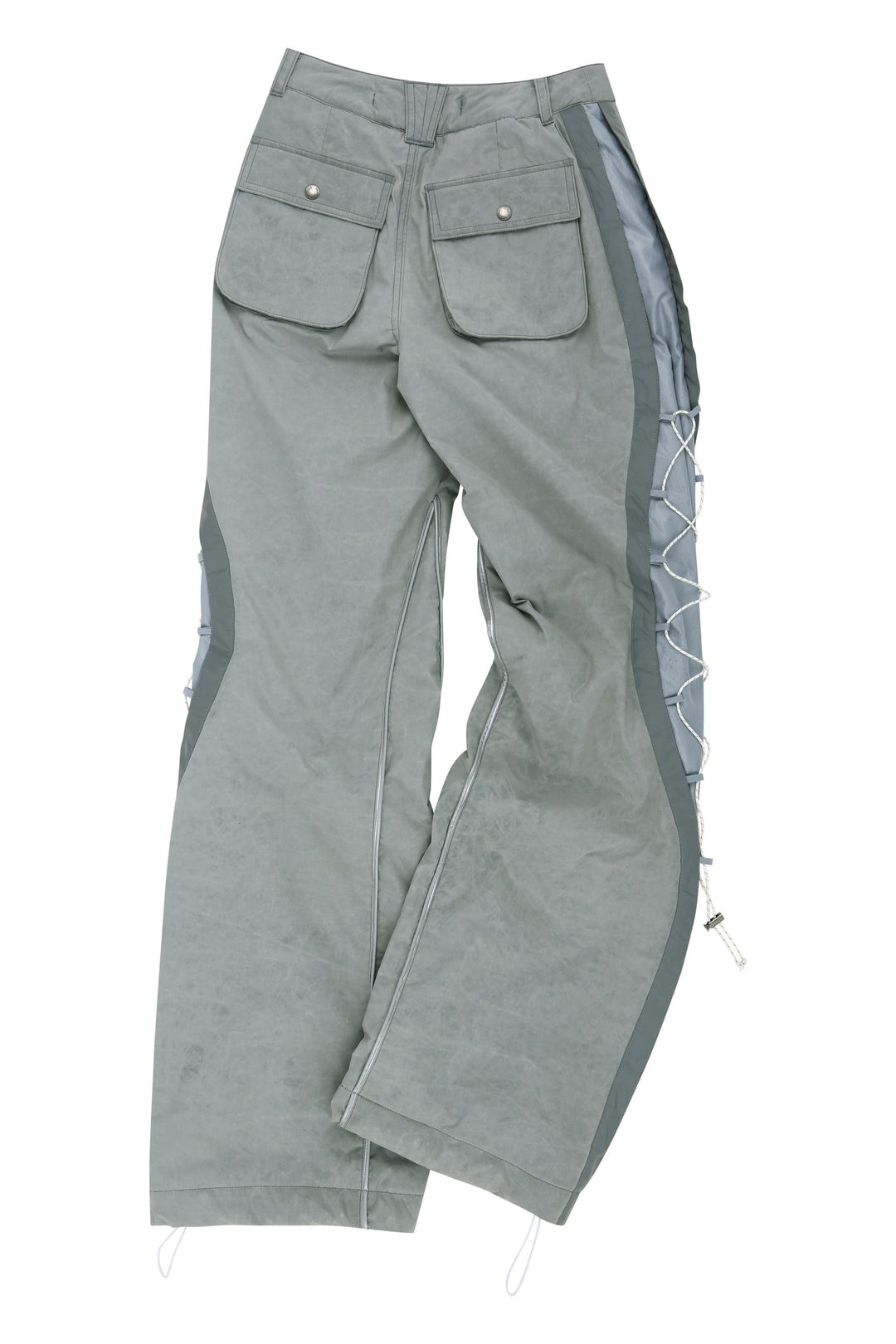 [ANDERSSON BELL]★24FW★CRACK PADDED LACE-UP WIDE PANTS Crack Padded Lace-Up Wide Pants